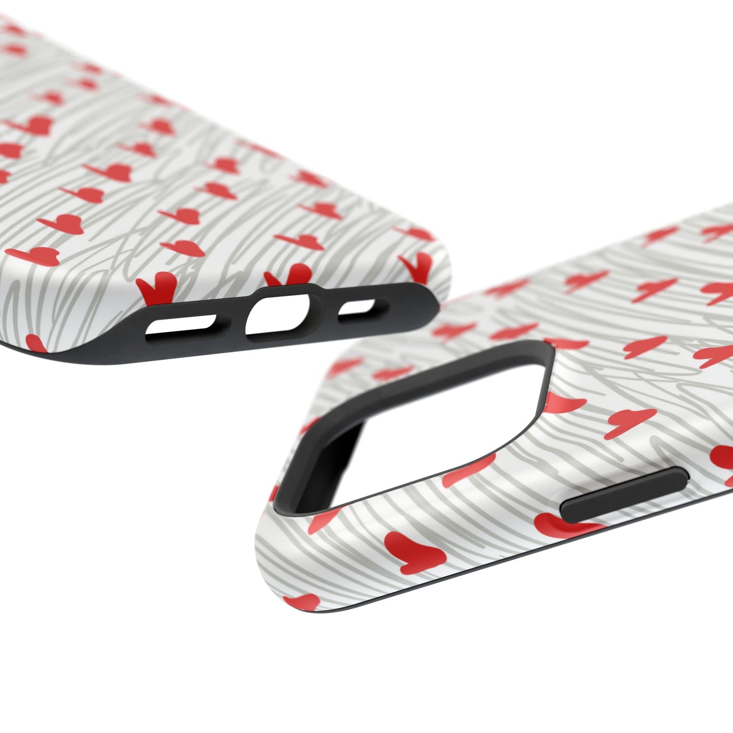 Playful Hearts & Spirals – MagSafe Case - BOGO Cases