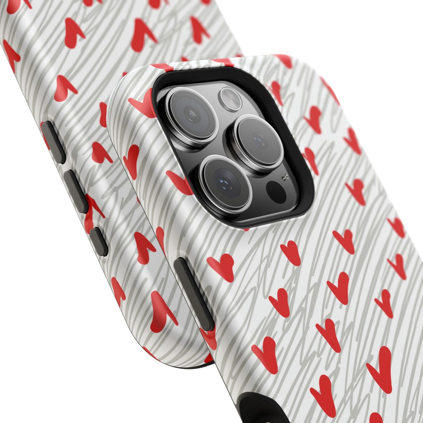 Playful Hearts & Spirals – MagSafe Case - BOGO Cases