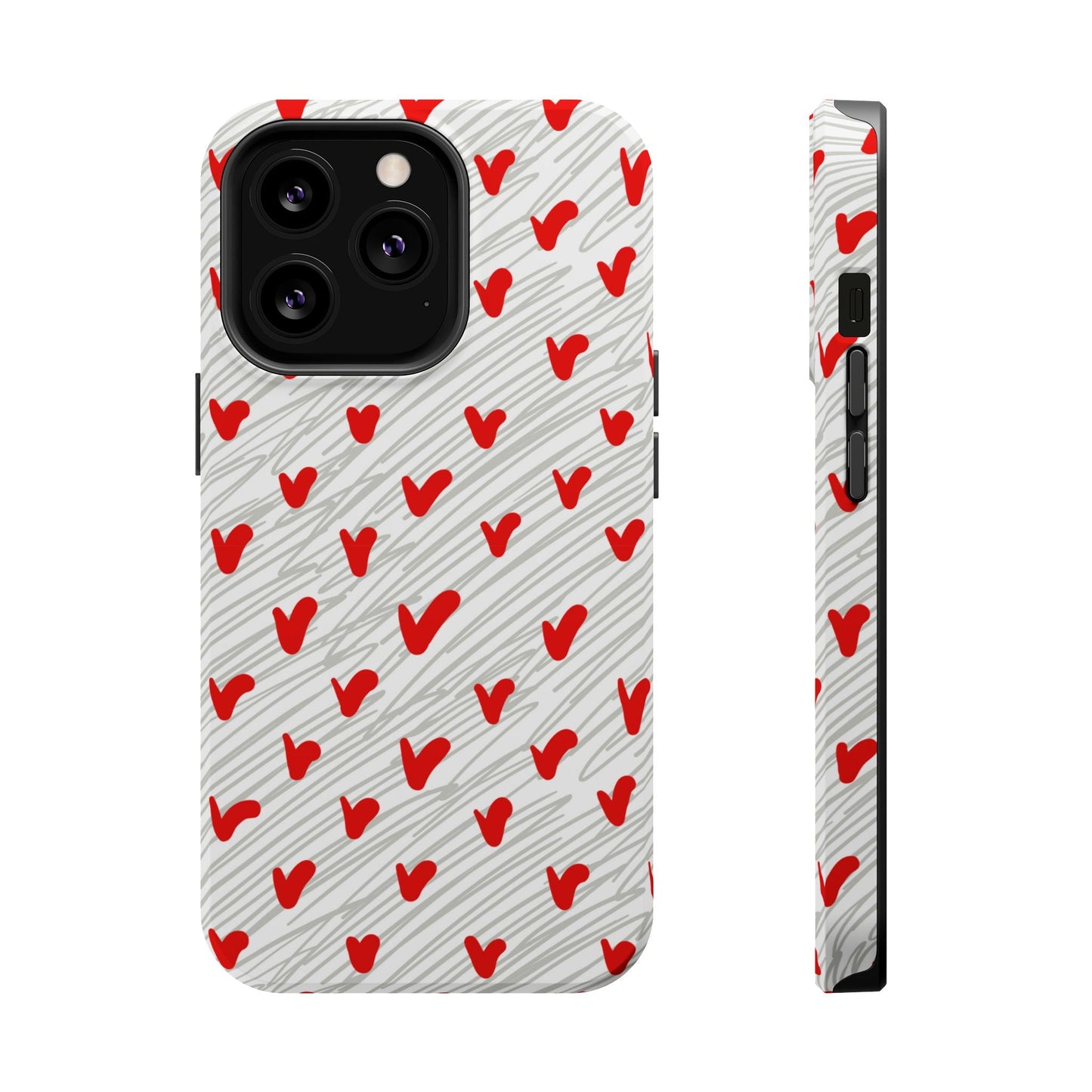 Playful Hearts & Spirals – MagSafe Case - BOGO Cases