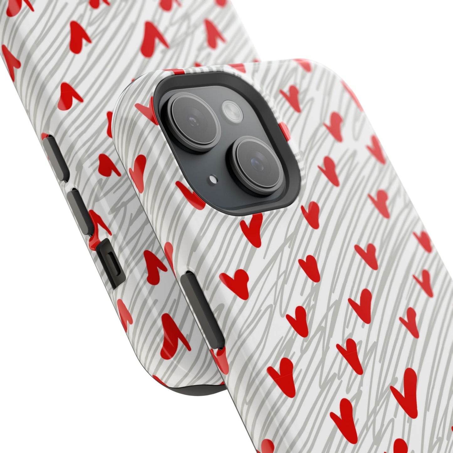 Playful Hearts & Spirals – MagSafe Case - BOGO Cases