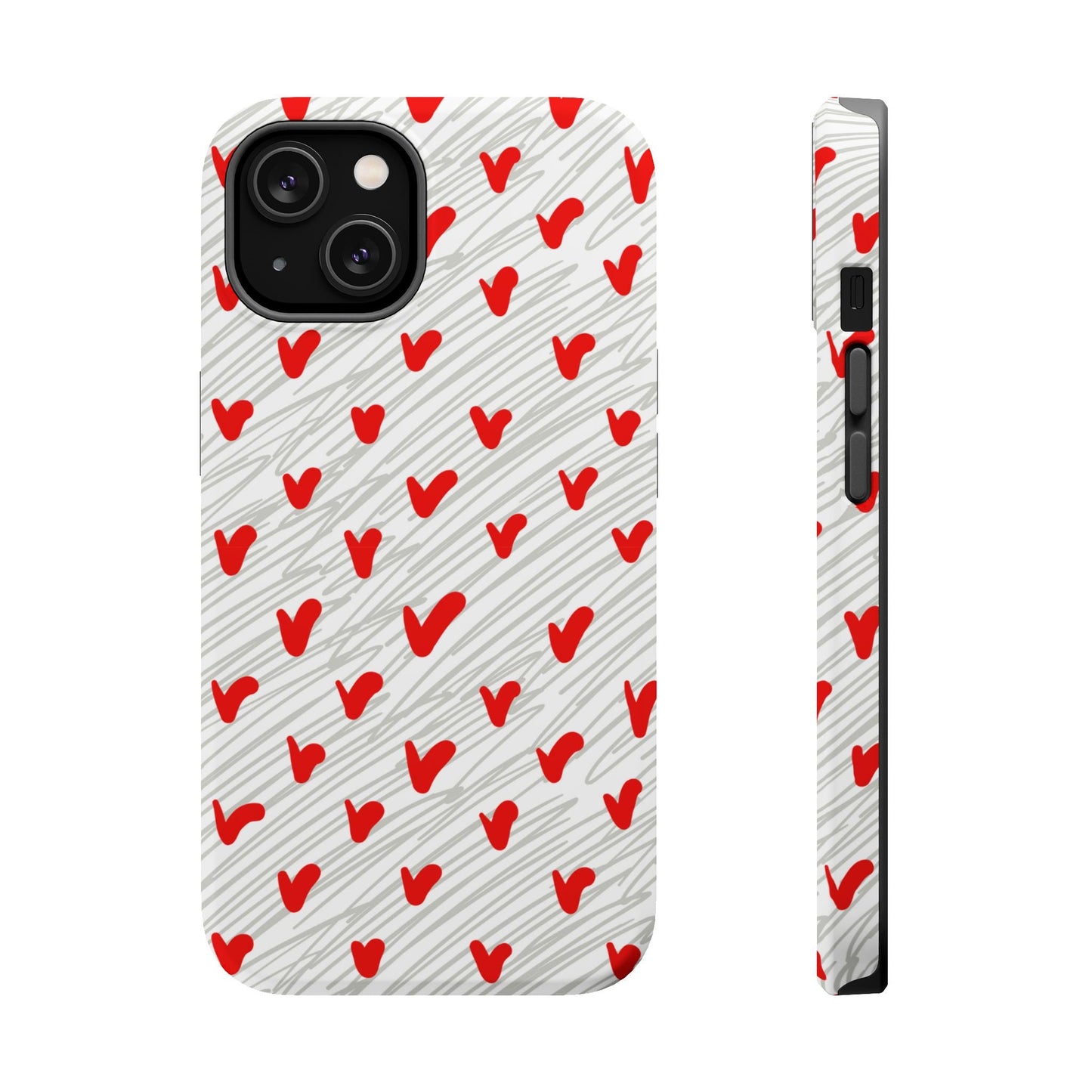 Playful Hearts & Spirals – MagSafe Case - BOGO Cases