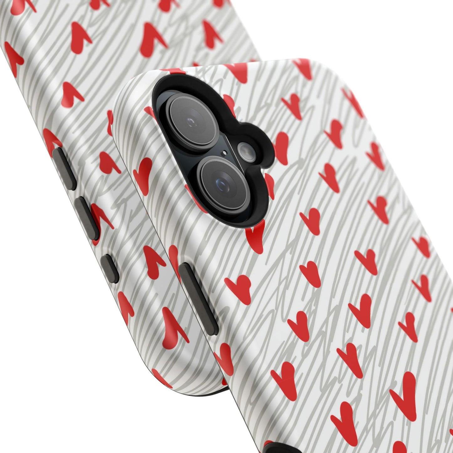 Playful Hearts & Spirals – MagSafe Case - BOGO Cases