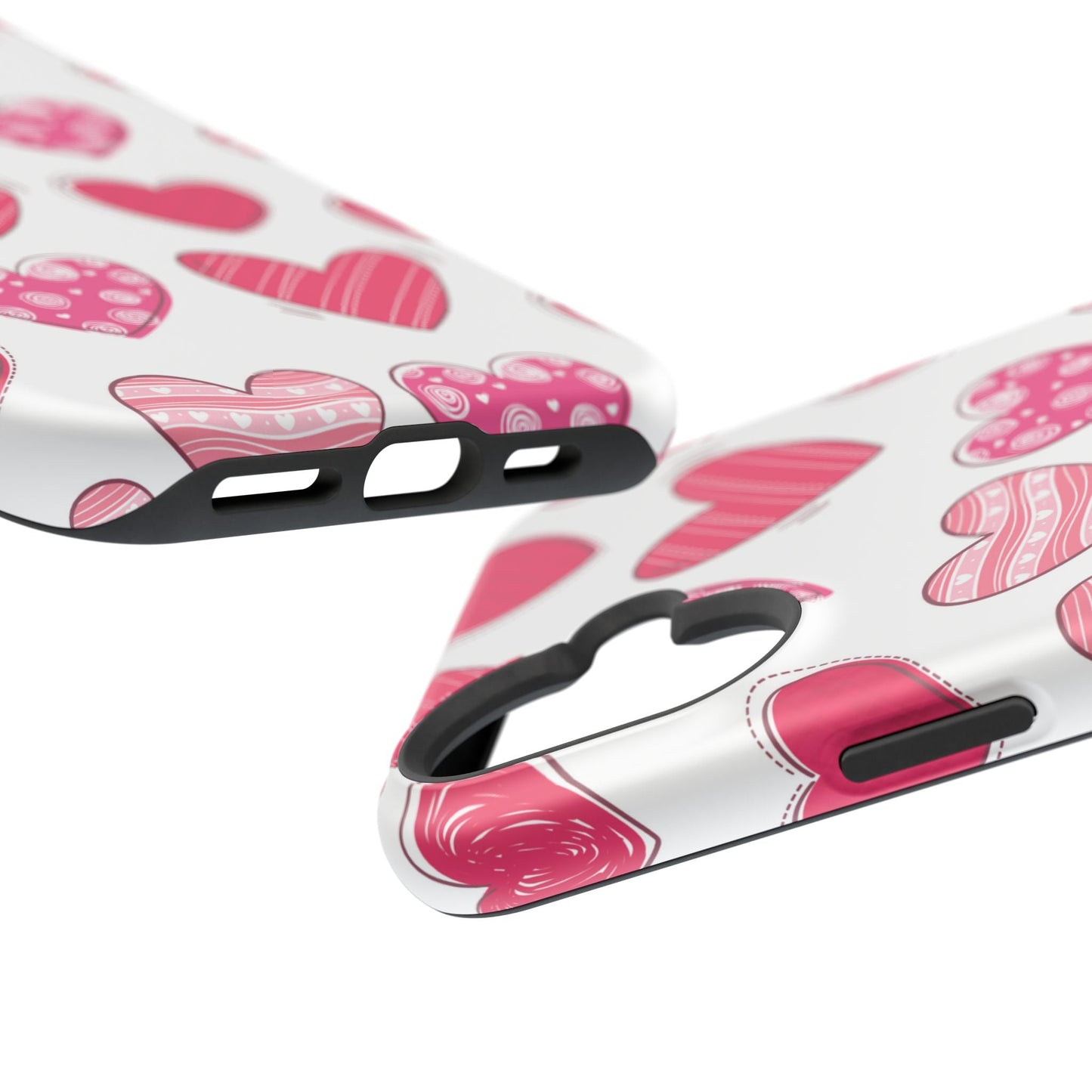 Playful Pink Hearts – MagSafe iPhone Case - BOGO Cases