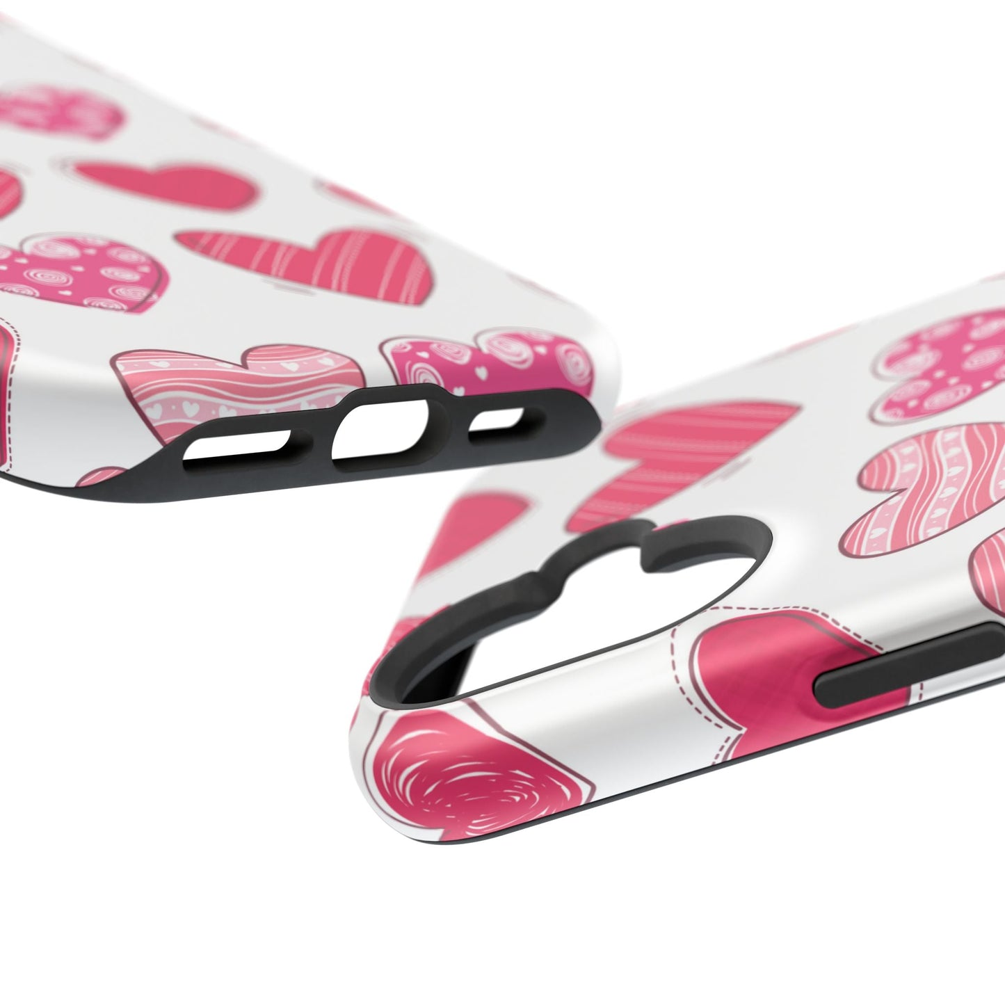 Playful Pink Hearts – MagSafe iPhone Case - BOGO Cases