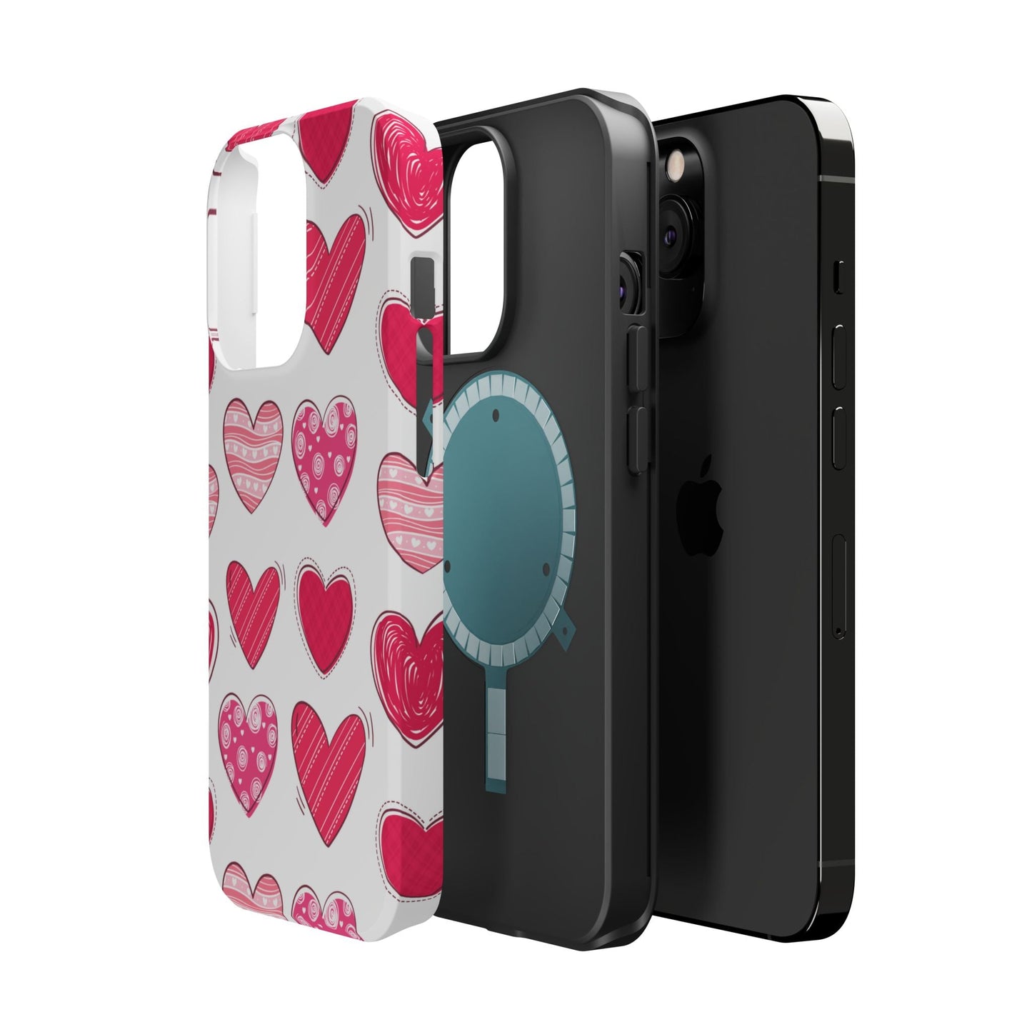Playful Pink Hearts – MagSafe iPhone Case - BOGO Cases
