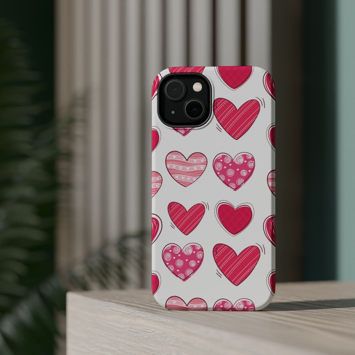 Playful Pink Hearts – MagSafe iPhone Case - BOGO Cases