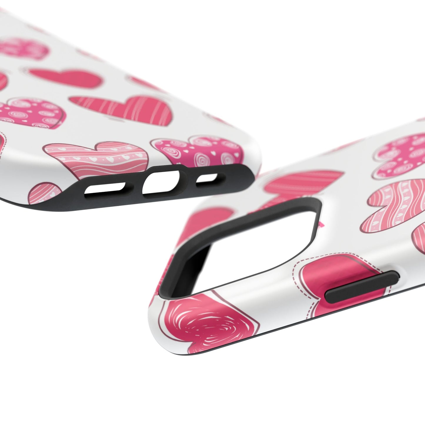 Playful Pink Hearts – MagSafe iPhone Case - BOGO Cases