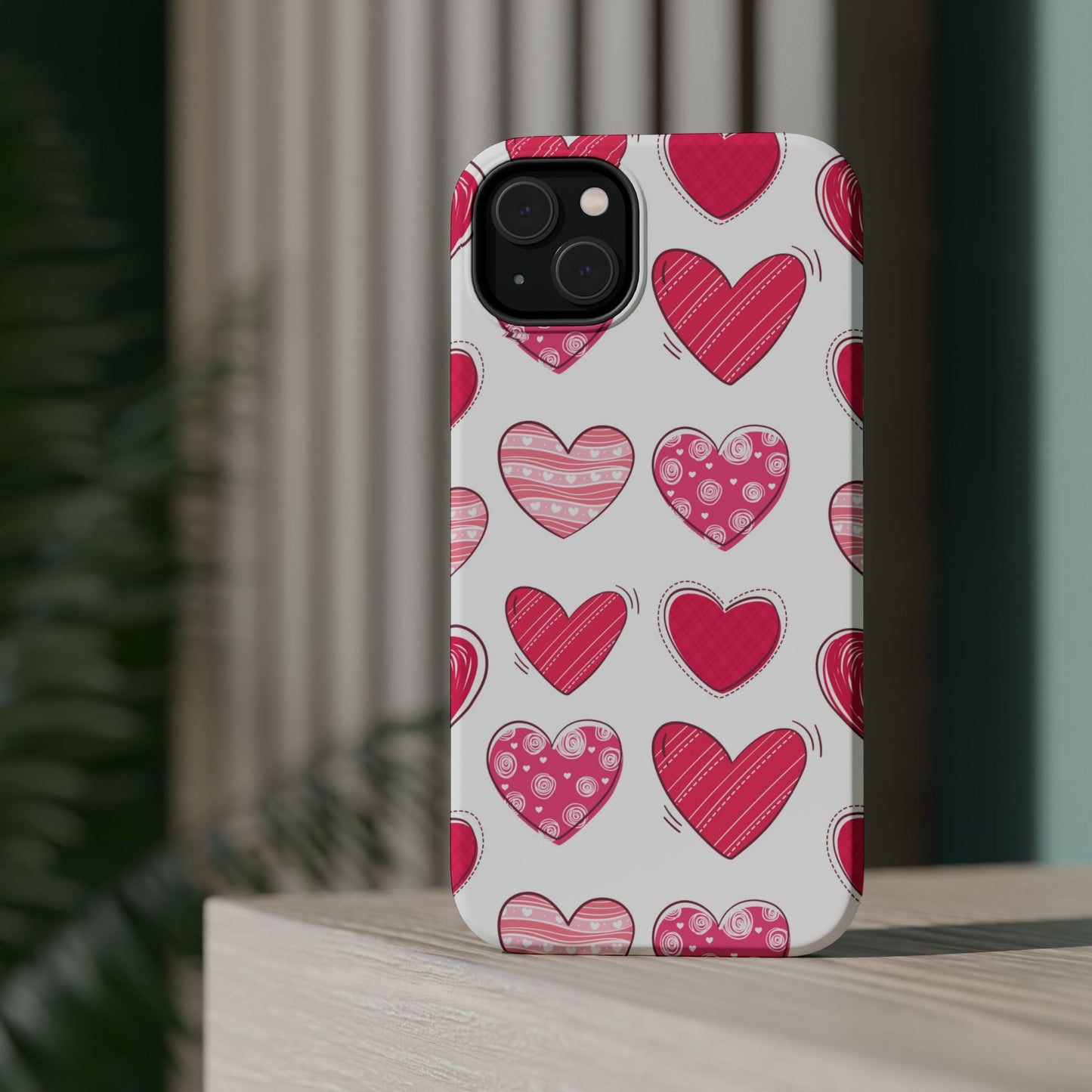 Playful Pink Hearts – MagSafe iPhone Case - BOGO Cases