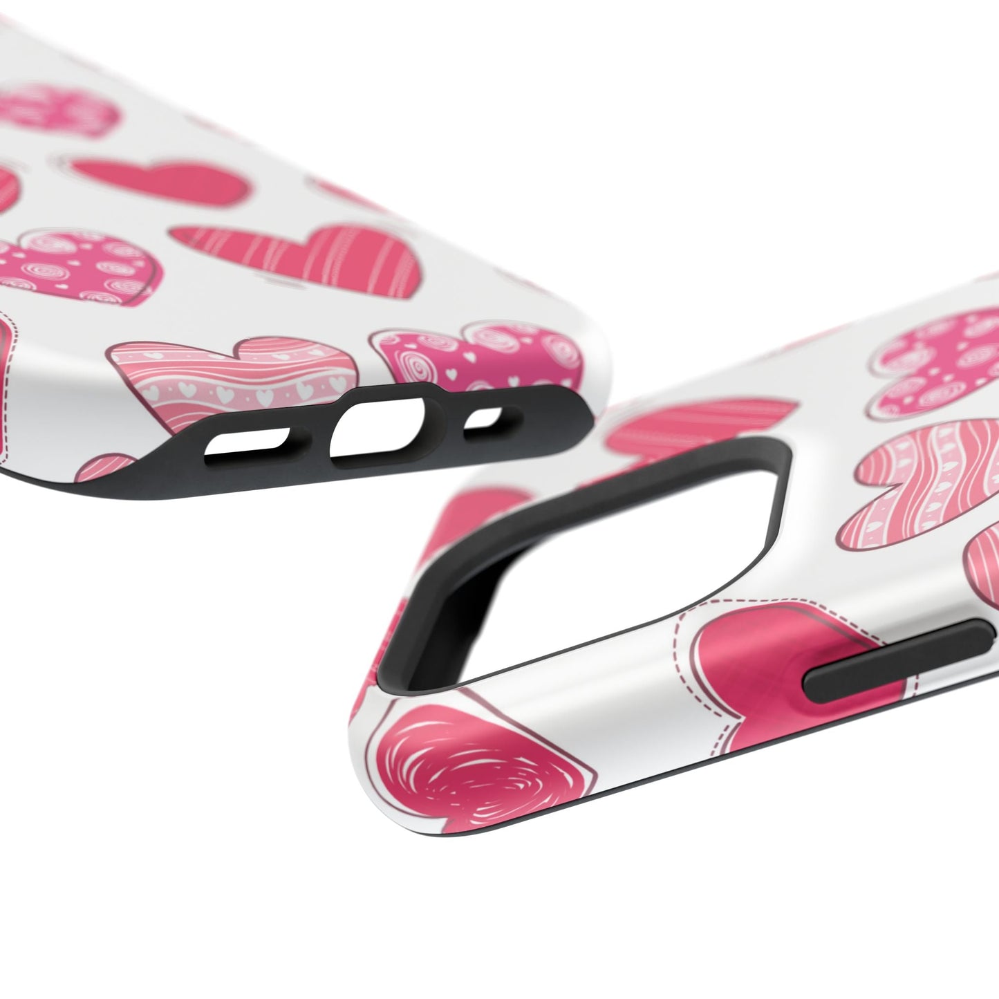 Playful Pink Hearts – MagSafe iPhone Case - BOGO Cases