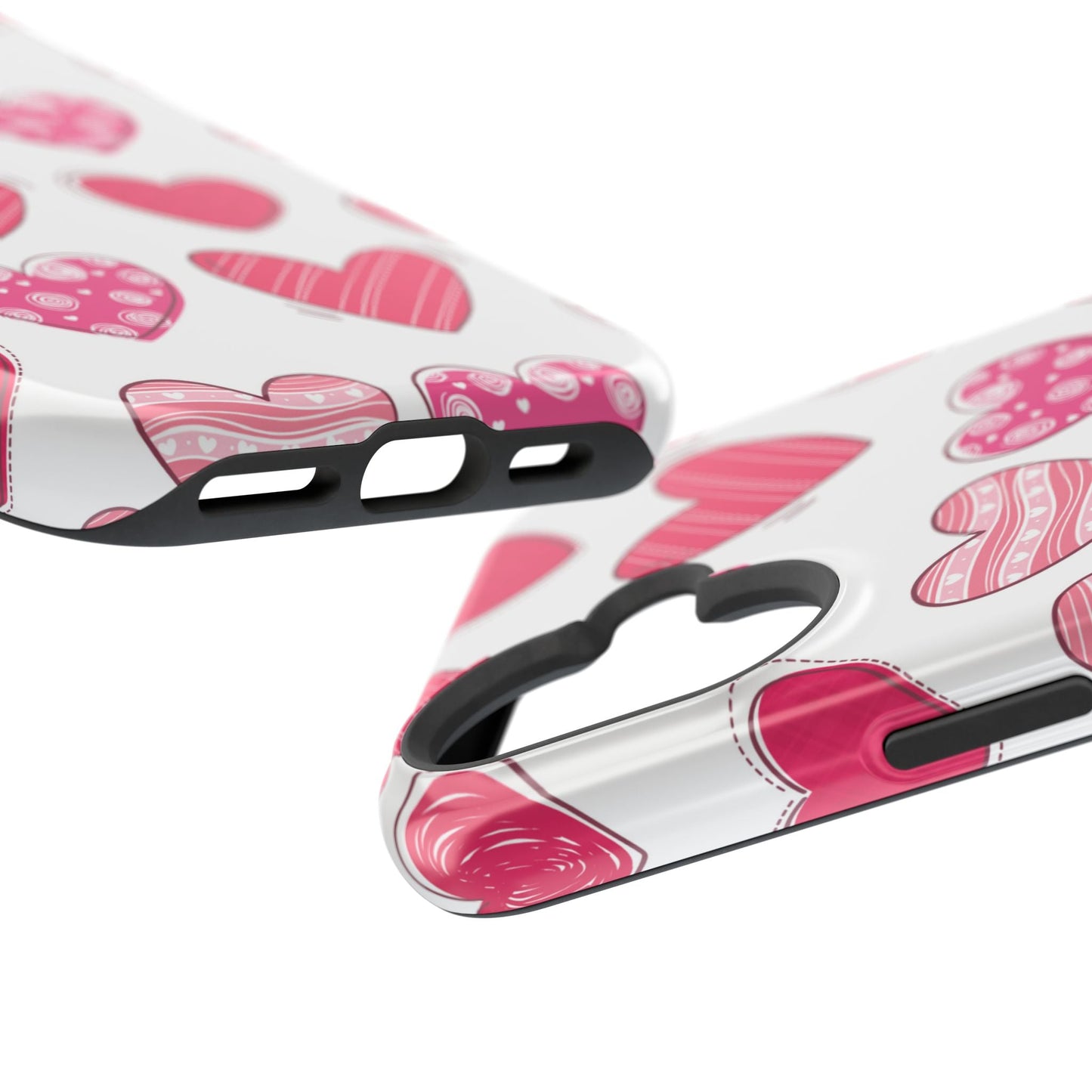 Playful Pink Hearts – MagSafe iPhone Case - BOGO Cases