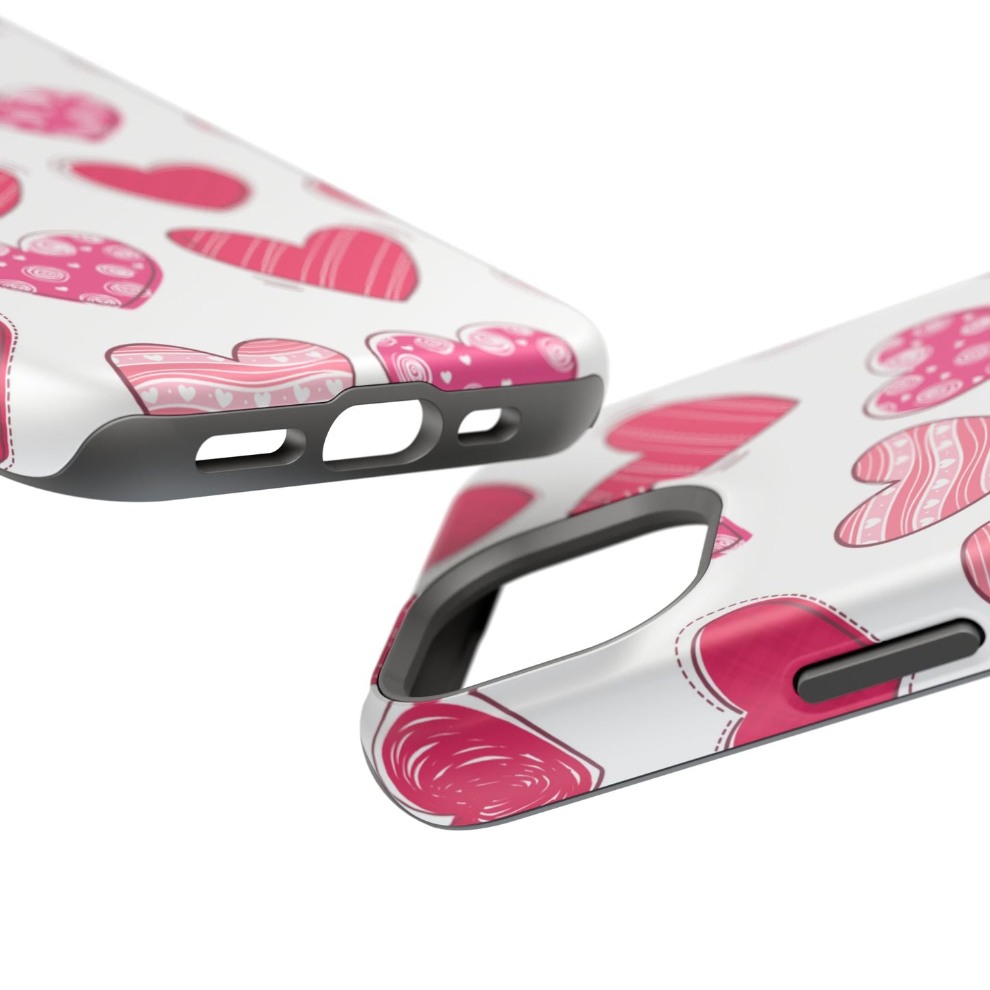 Playful Pink Hearts – MagSafe iPhone Case - BOGO Cases
