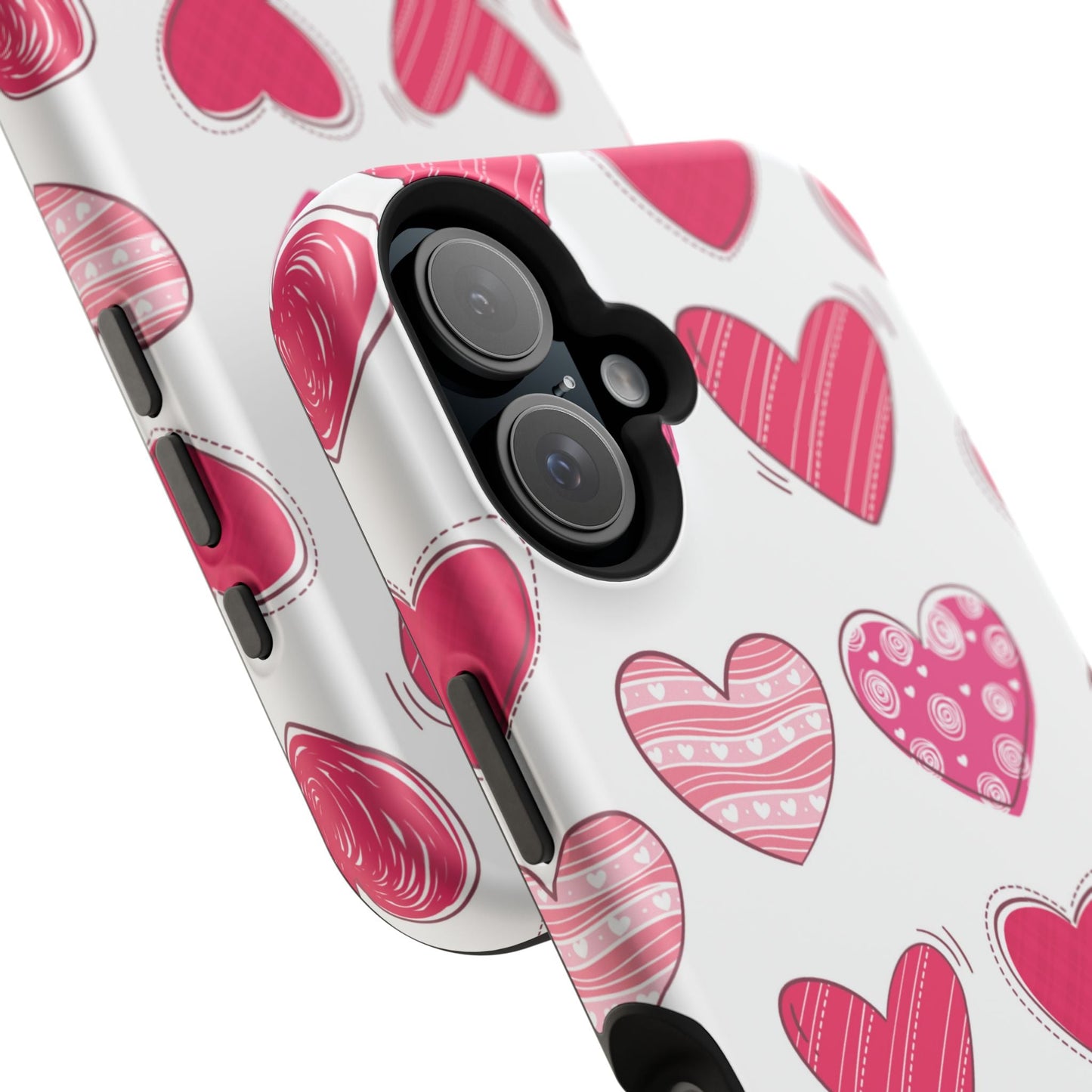 Playful Pink Hearts – MagSafe iPhone Case - BOGO Cases