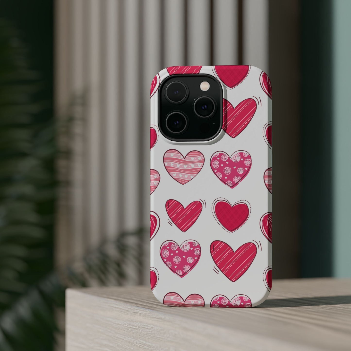 Playful Pink Hearts – MagSafe iPhone Case - BOGO Cases