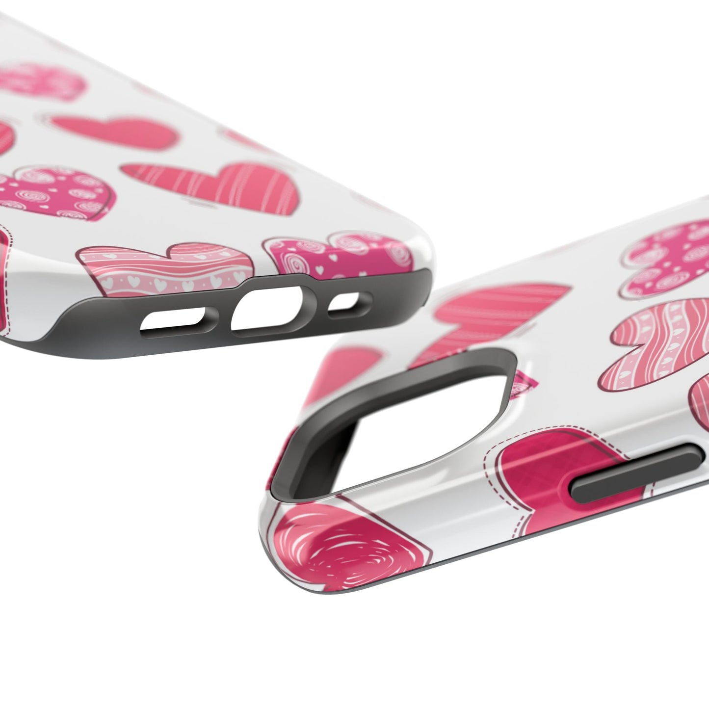 Playful Pink Hearts – MagSafe iPhone Case - BOGO Cases