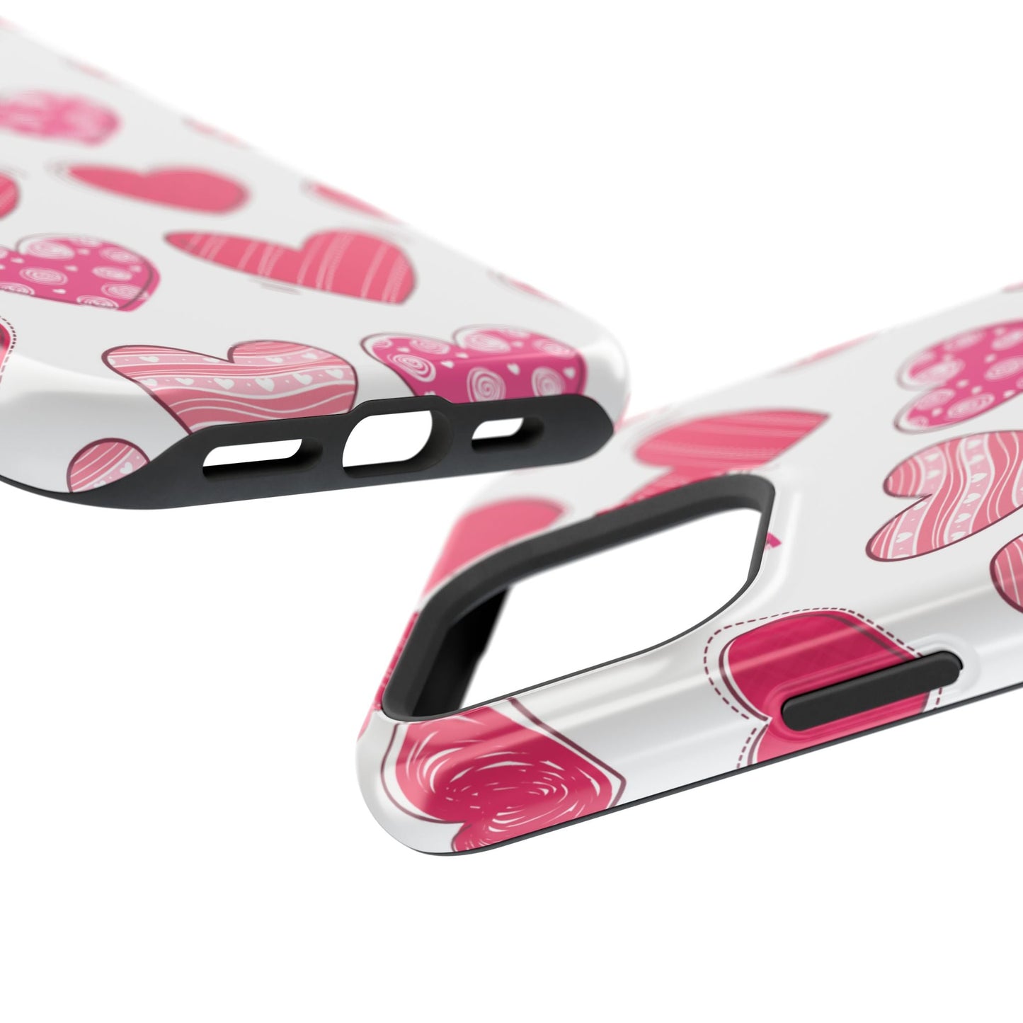 Playful Pink Hearts – MagSafe iPhone Case - BOGO Cases
