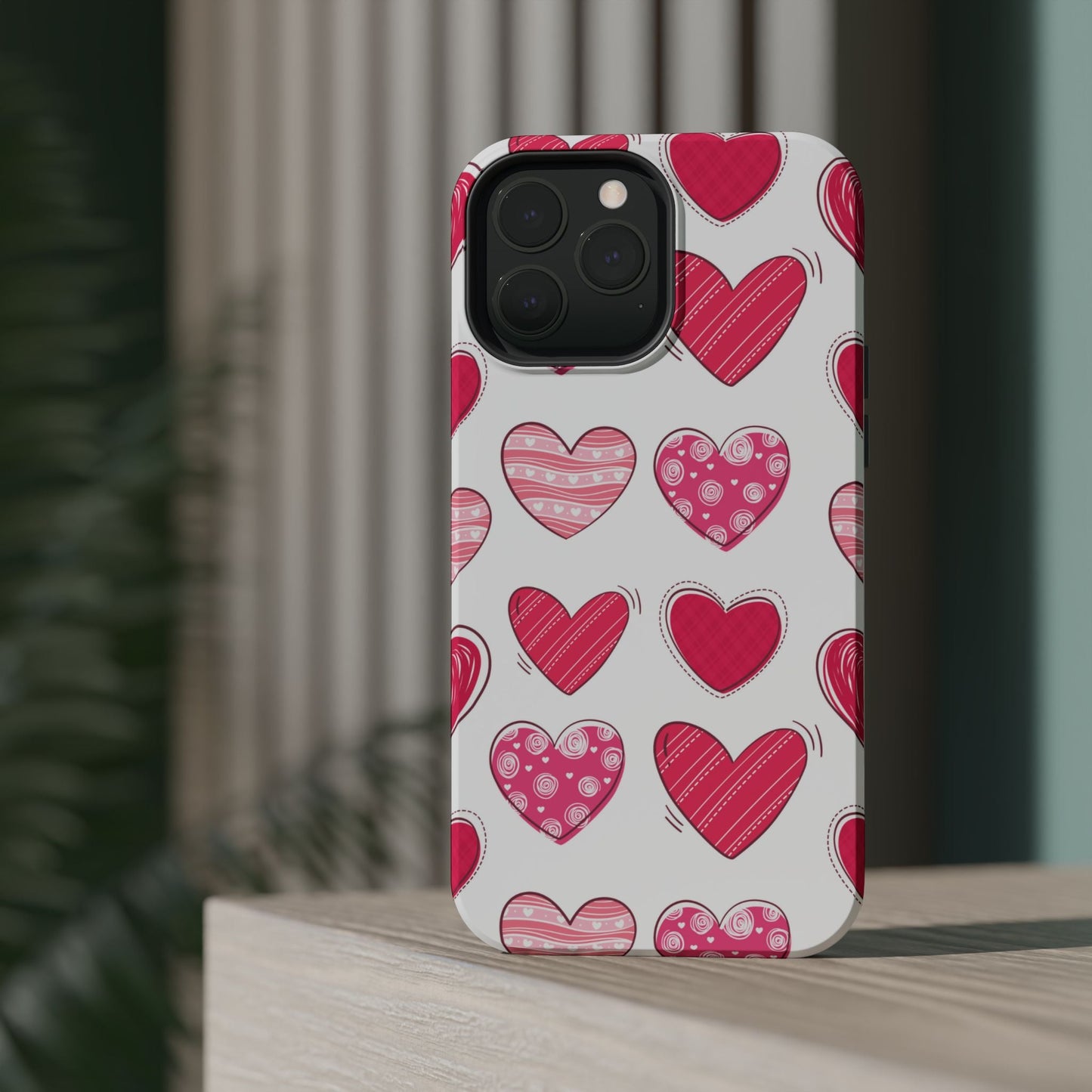Playful Pink Hearts – MagSafe iPhone Case - BOGO Cases