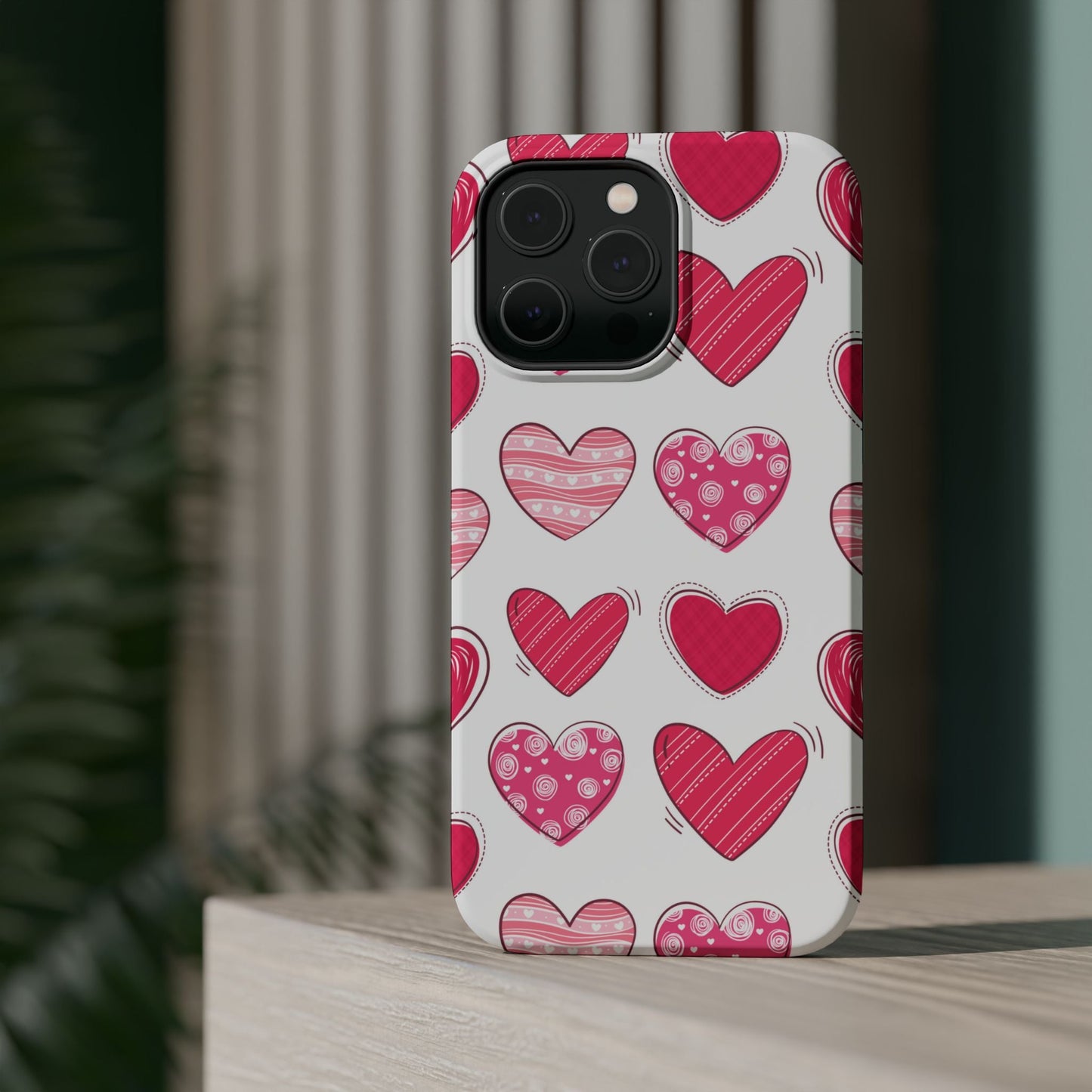 Playful Pink Hearts – MagSafe iPhone Case - BOGO Cases