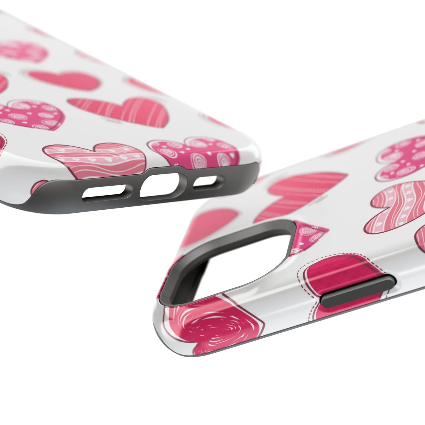 Playful Pink Hearts – MagSafe iPhone Case - BOGO Cases