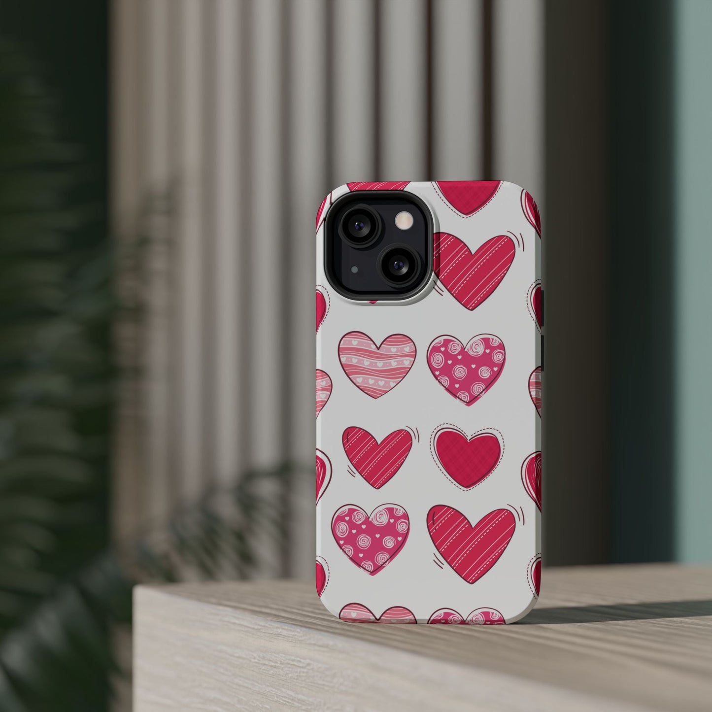 Playful Pink Hearts – MagSafe iPhone Case - BOGO Cases