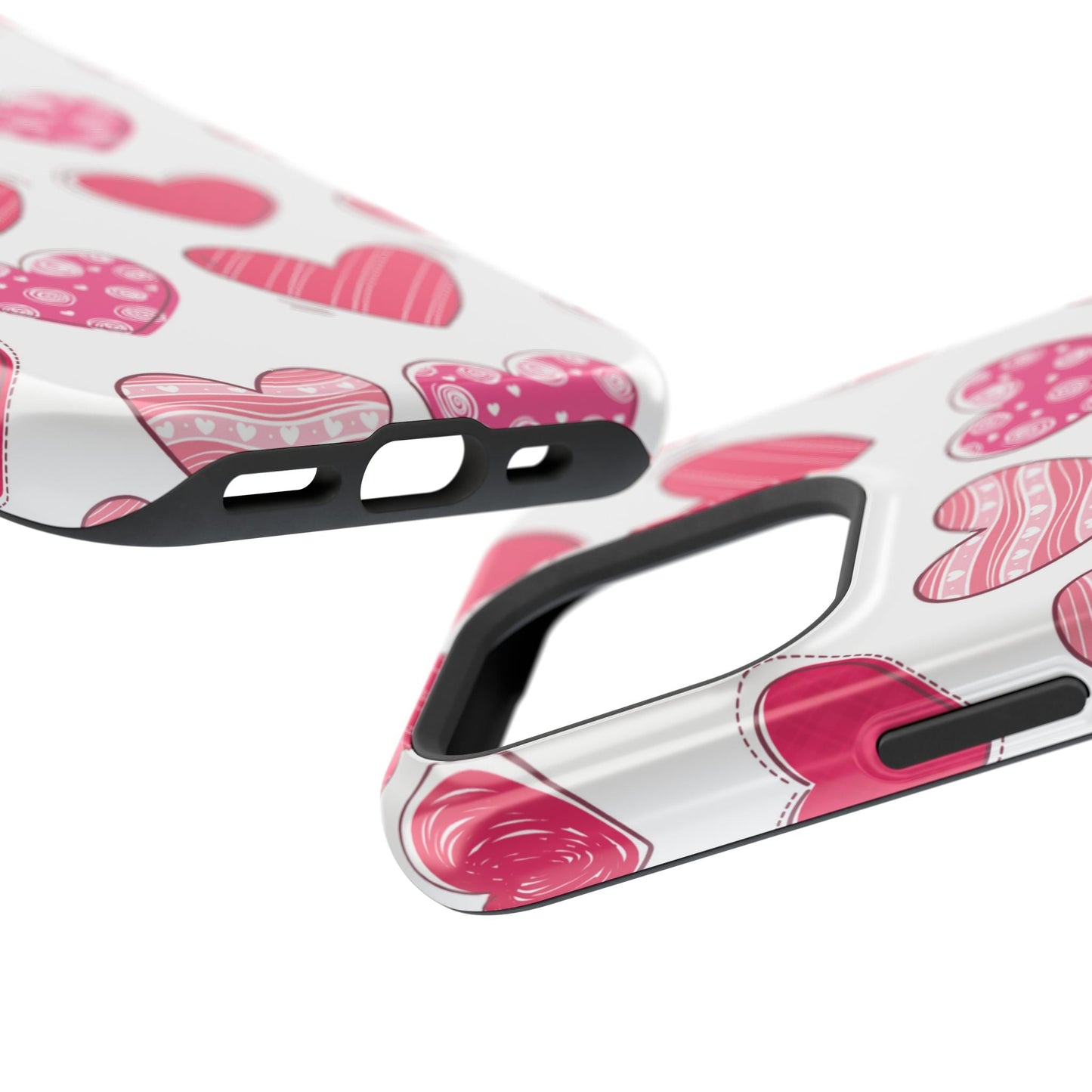 Playful Pink Hearts – MagSafe iPhone Case - BOGO Cases