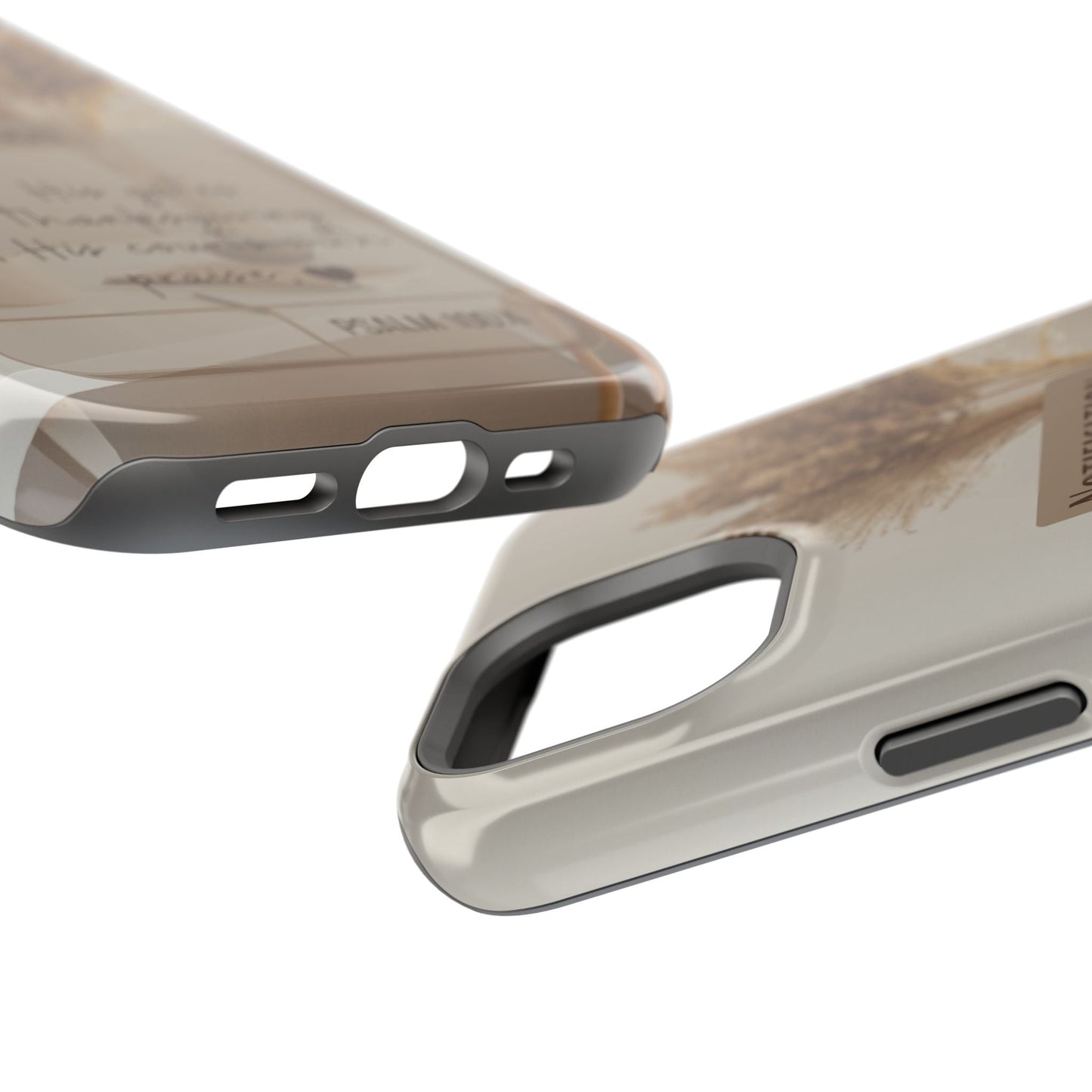 Psalm 100:4 Neutral Aesthetic - MagSafe iPhone Case - BOGO Cases