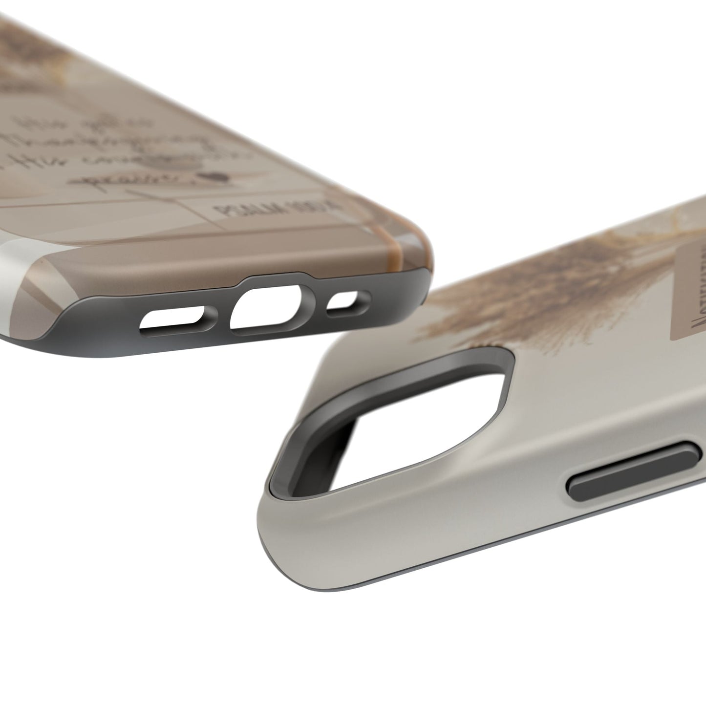 Psalm 100:4 Neutral Aesthetic - MagSafe iPhone Case - BOGO Cases