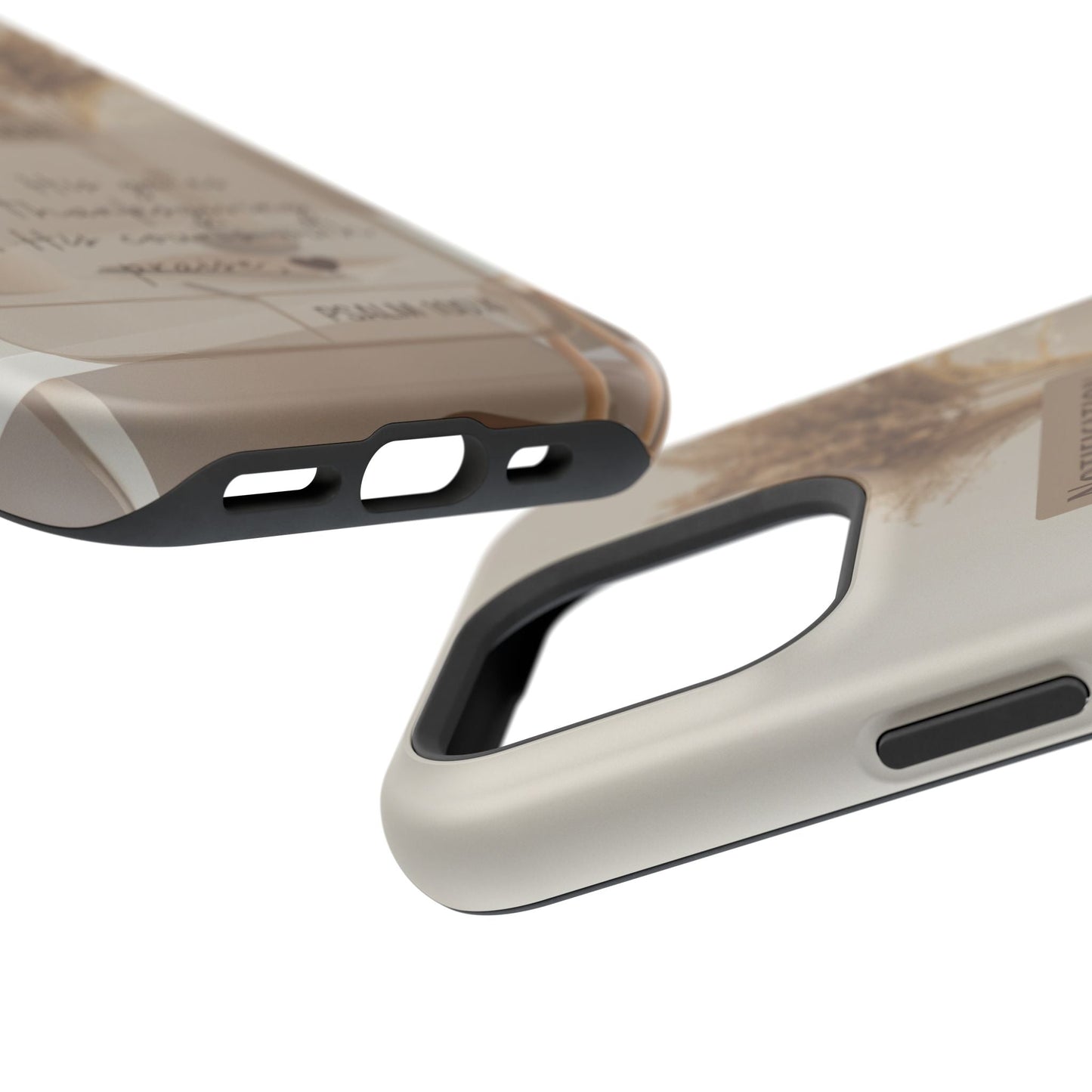 Psalm 100:4 Neutral Aesthetic - MagSafe iPhone Case - BOGO Cases