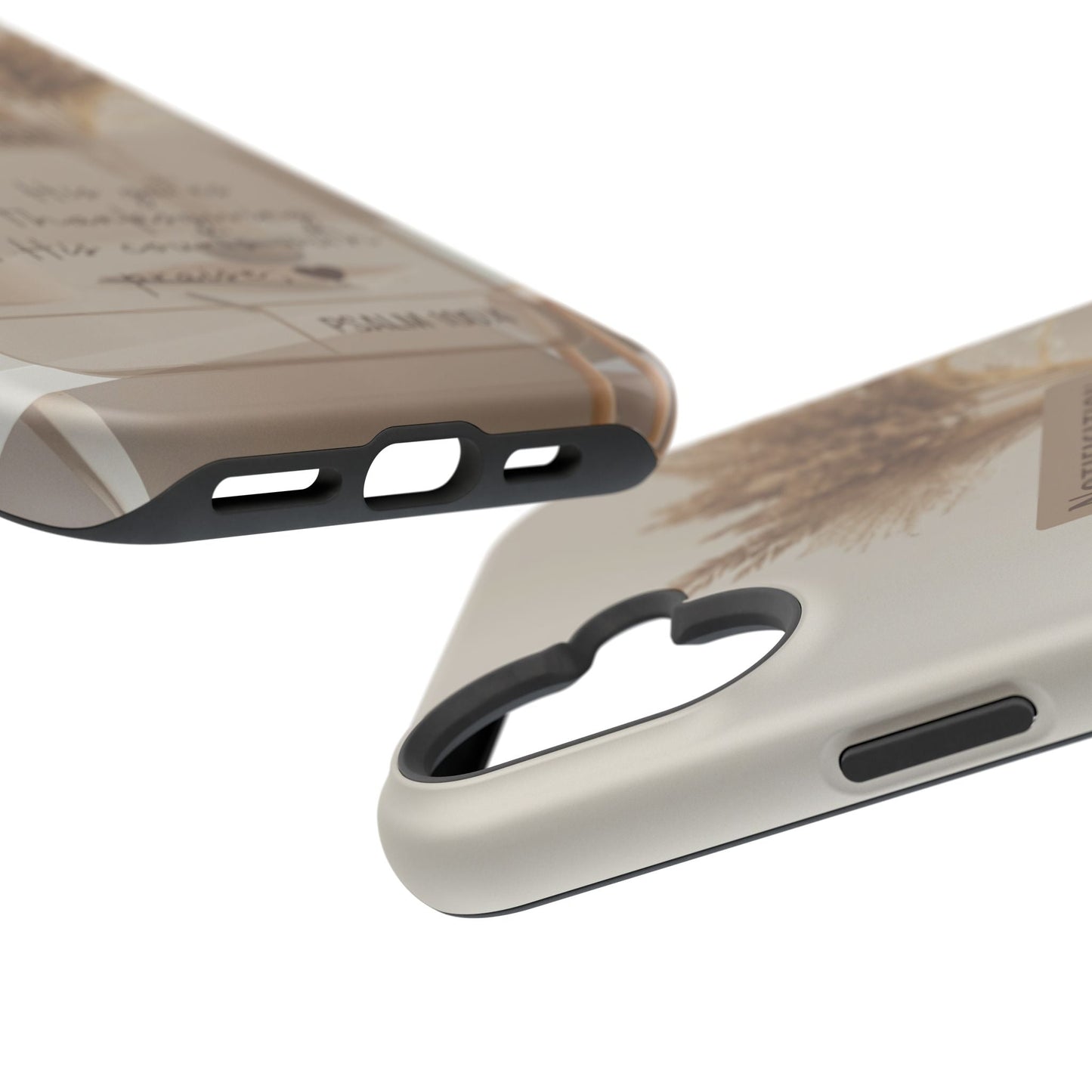 Psalm 100:4 Neutral Aesthetic - MagSafe iPhone Case - BOGO Cases