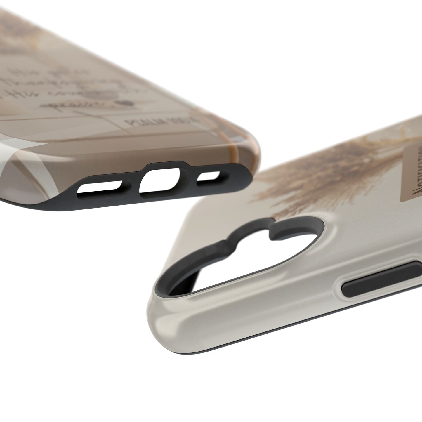 Psalm 100:4 Neutral Aesthetic - MagSafe iPhone Case - BOGO Cases