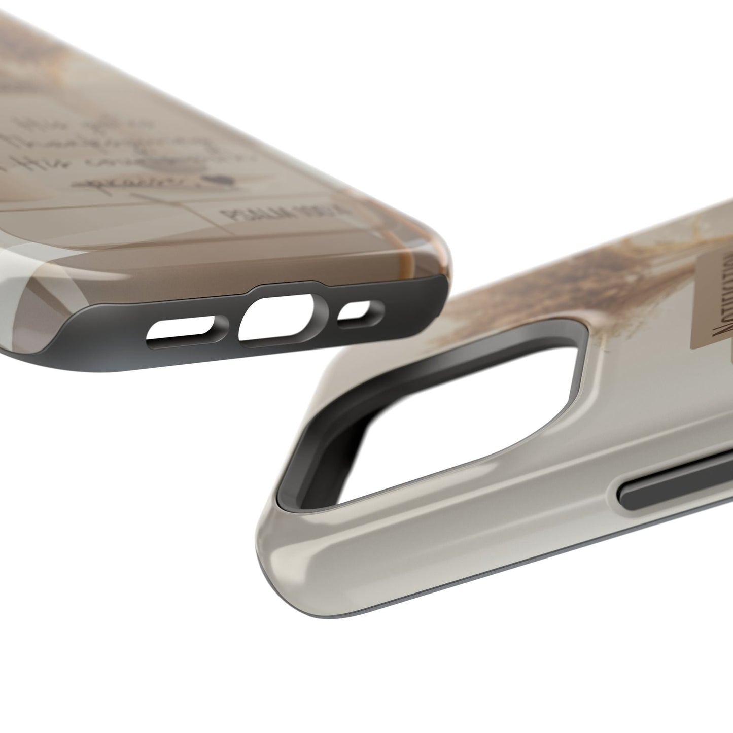 Psalm 100:4 Neutral Aesthetic - MagSafe iPhone Case - BOGO Cases