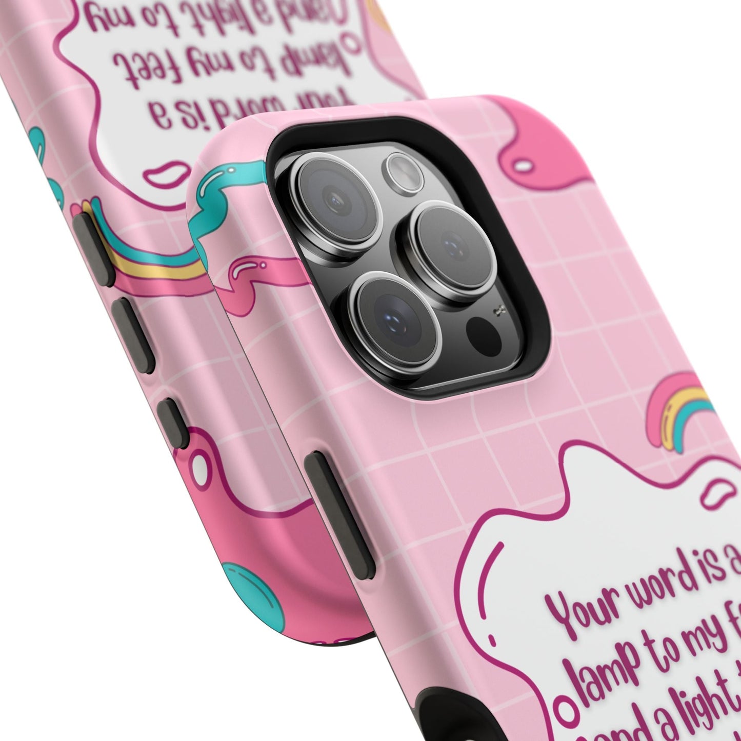 Psalm 119:105 Cute Aesthetic - MagSafe iPhone Case - BOGO Cases