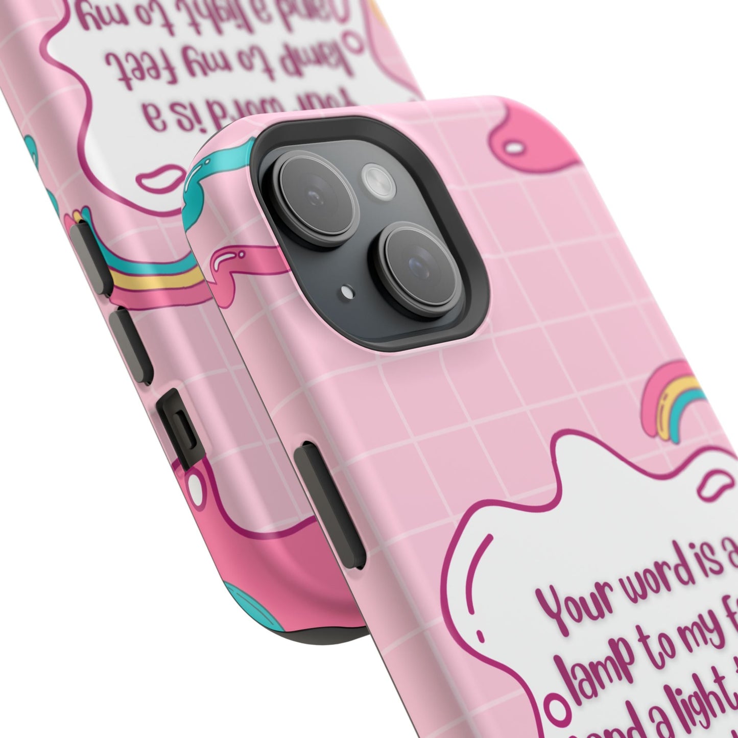 Psalm 119:105 Cute Aesthetic - MagSafe iPhone Case - BOGO Cases