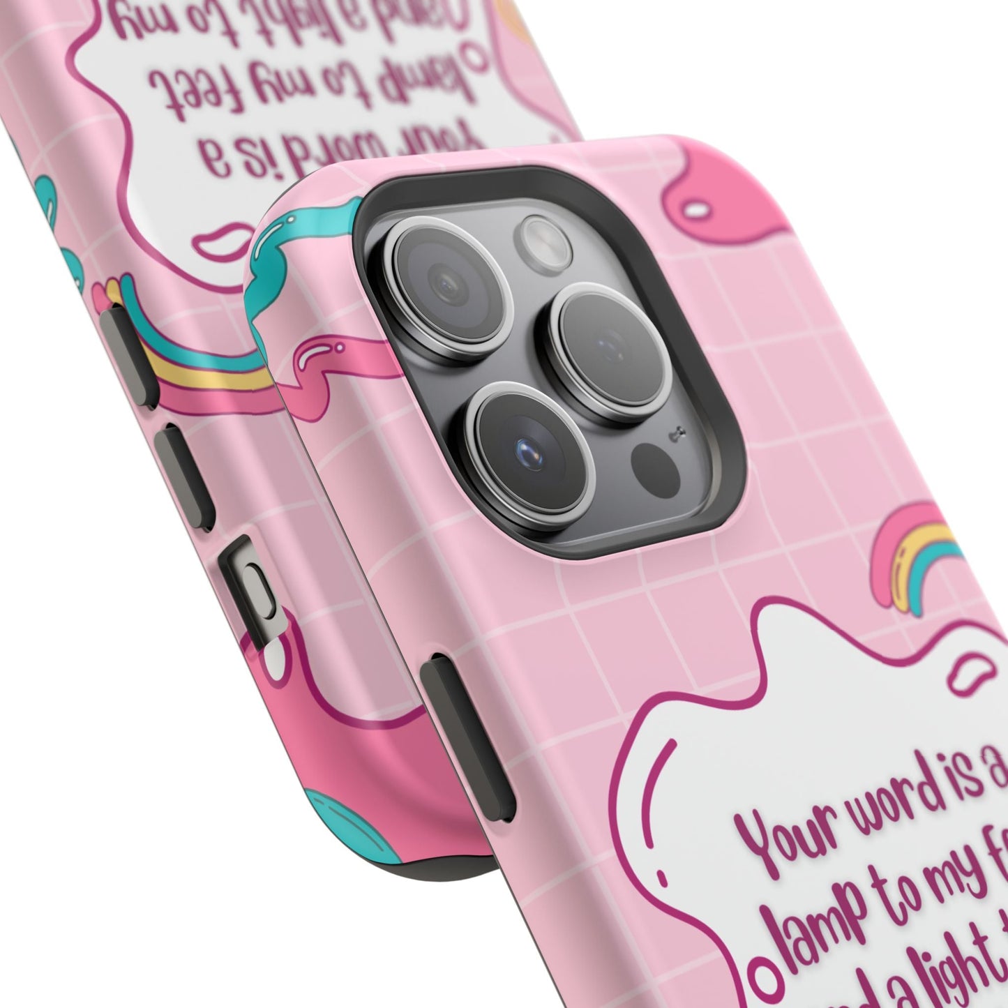 Psalm 119:105 Cute Aesthetic - MagSafe iPhone Case - BOGO Cases