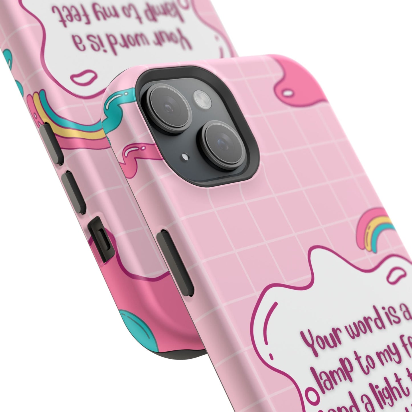 Psalm 119:105 Cute Aesthetic - MagSafe iPhone Case - BOGO Cases