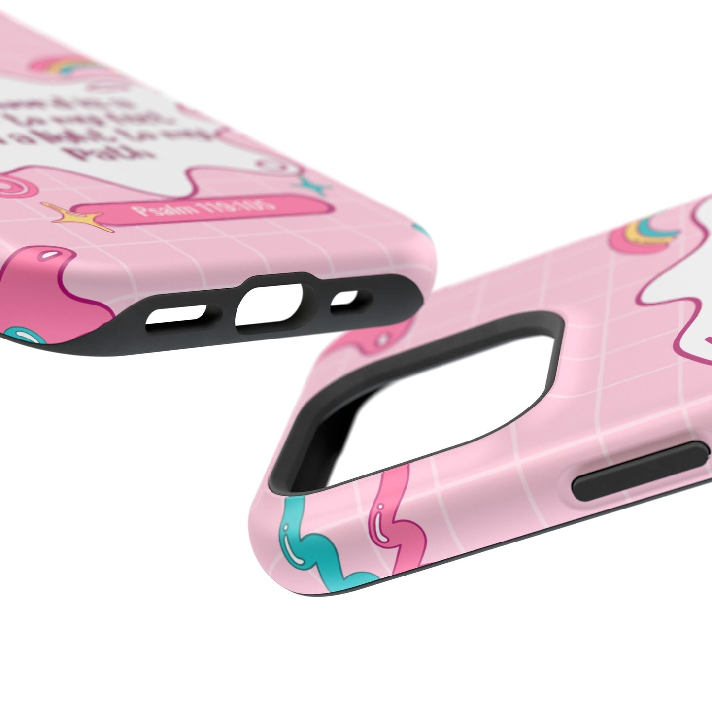 Psalm 119:105 Cute Aesthetic - MagSafe iPhone Case - BOGO Cases