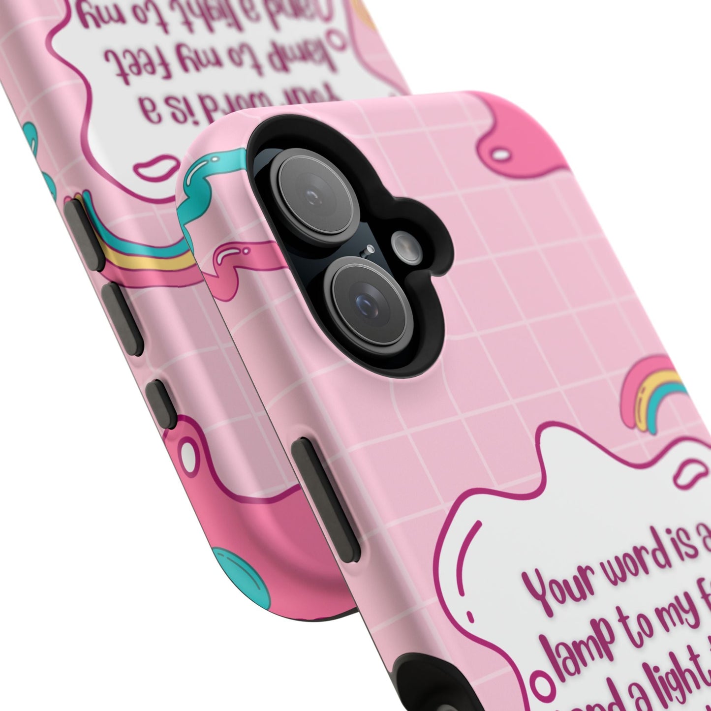 Psalm 119:105 Cute Aesthetic - MagSafe iPhone Case - BOGO Cases