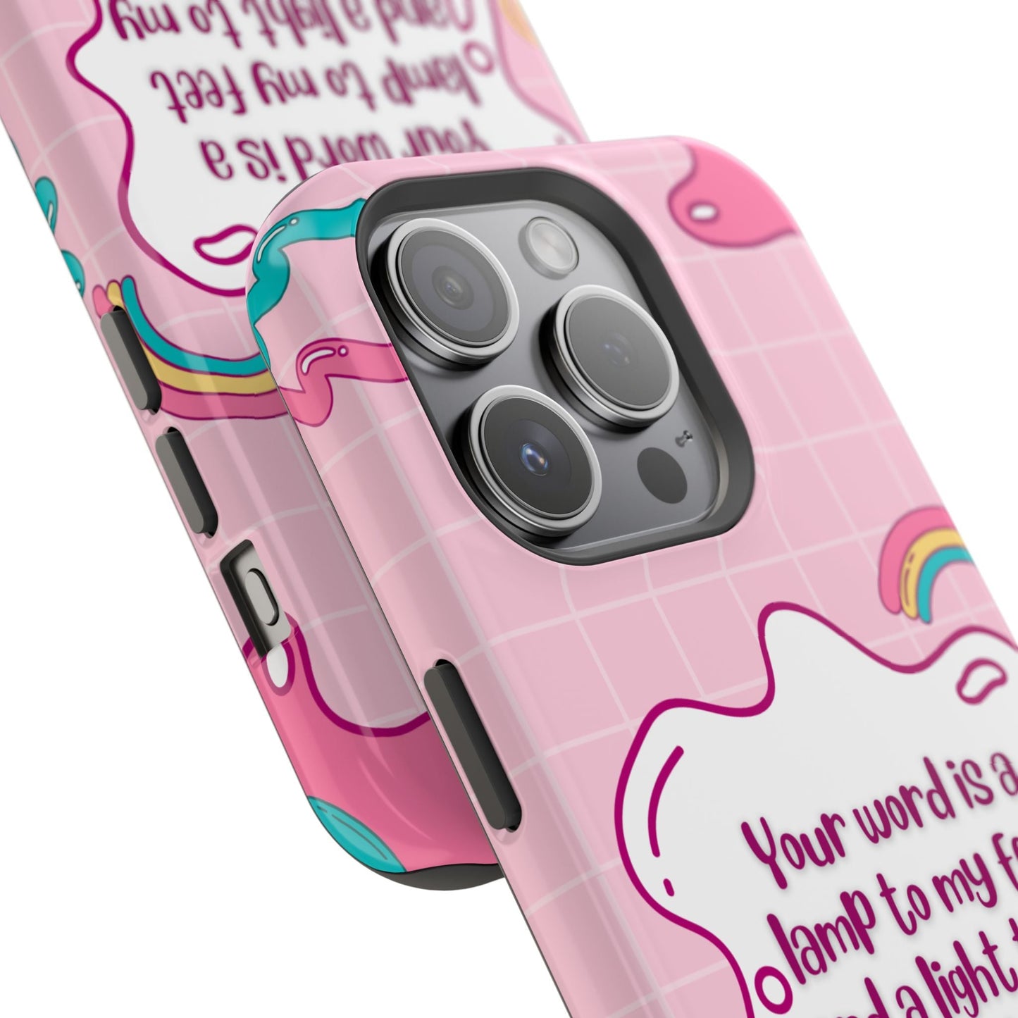 Psalm 119:105 Cute Aesthetic - MagSafe iPhone Case - BOGO Cases