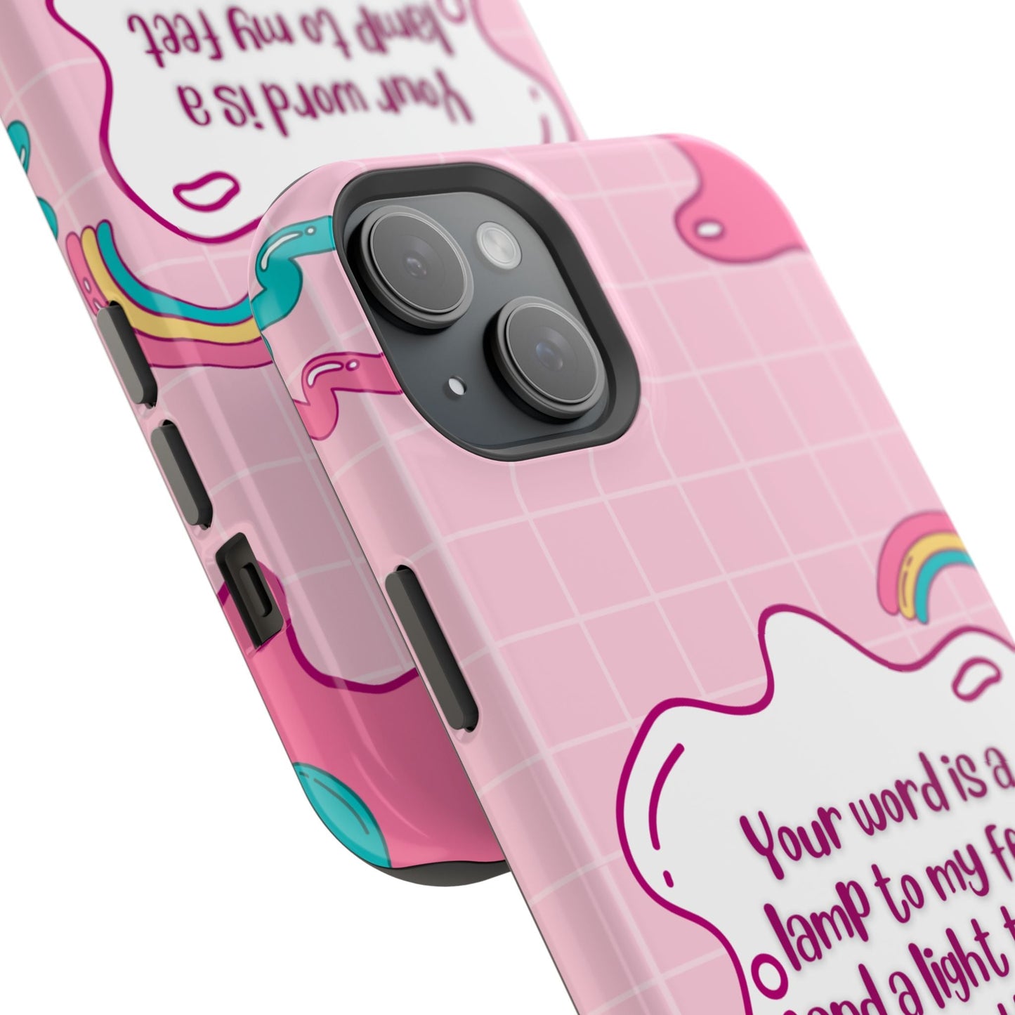 Psalm 119:105 Cute Aesthetic - MagSafe iPhone Case - BOGO Cases