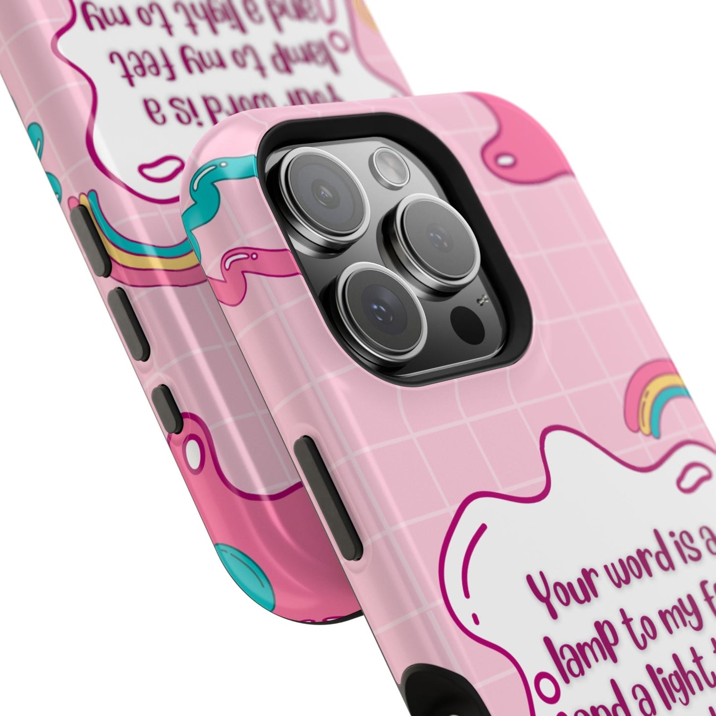 Psalm 119:105 Cute Aesthetic - MagSafe iPhone Case - BOGO Cases