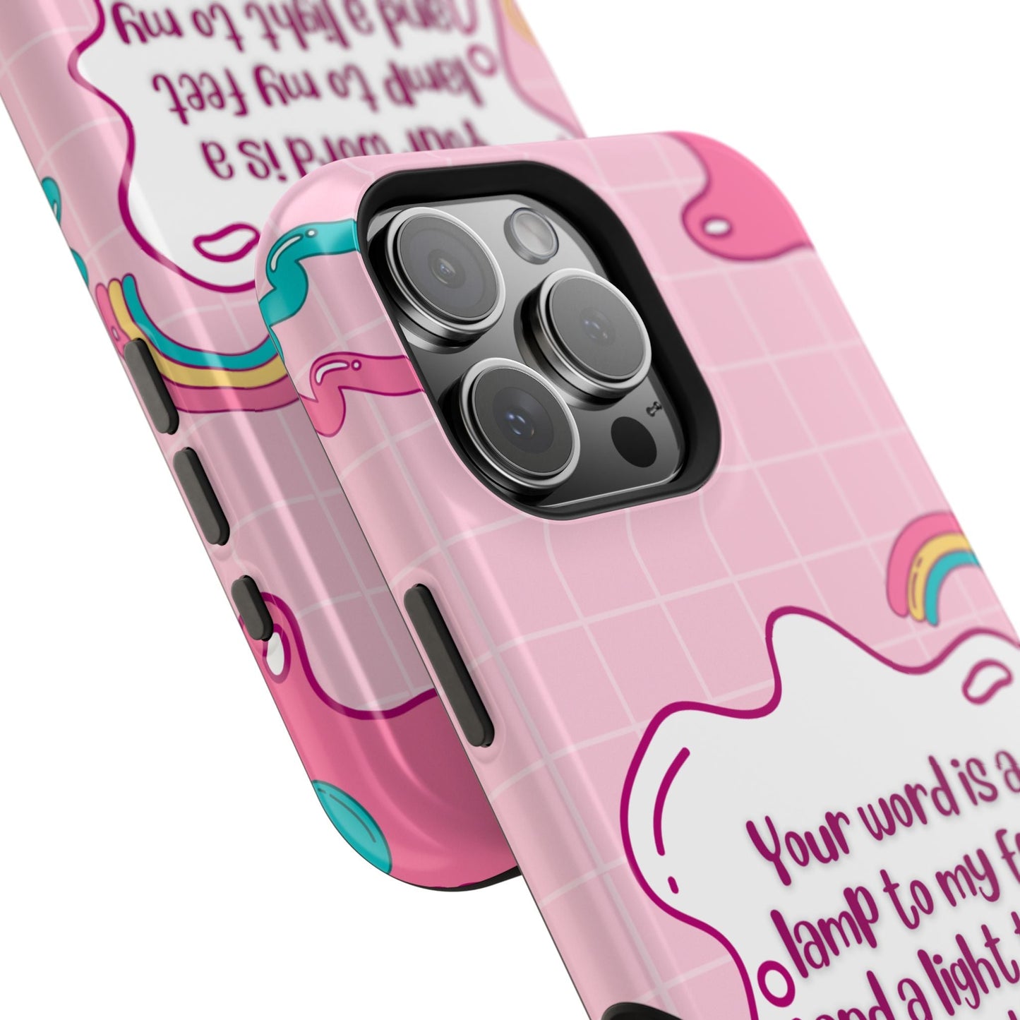 Psalm 119:105 Cute Aesthetic - MagSafe iPhone Case - BOGO Cases