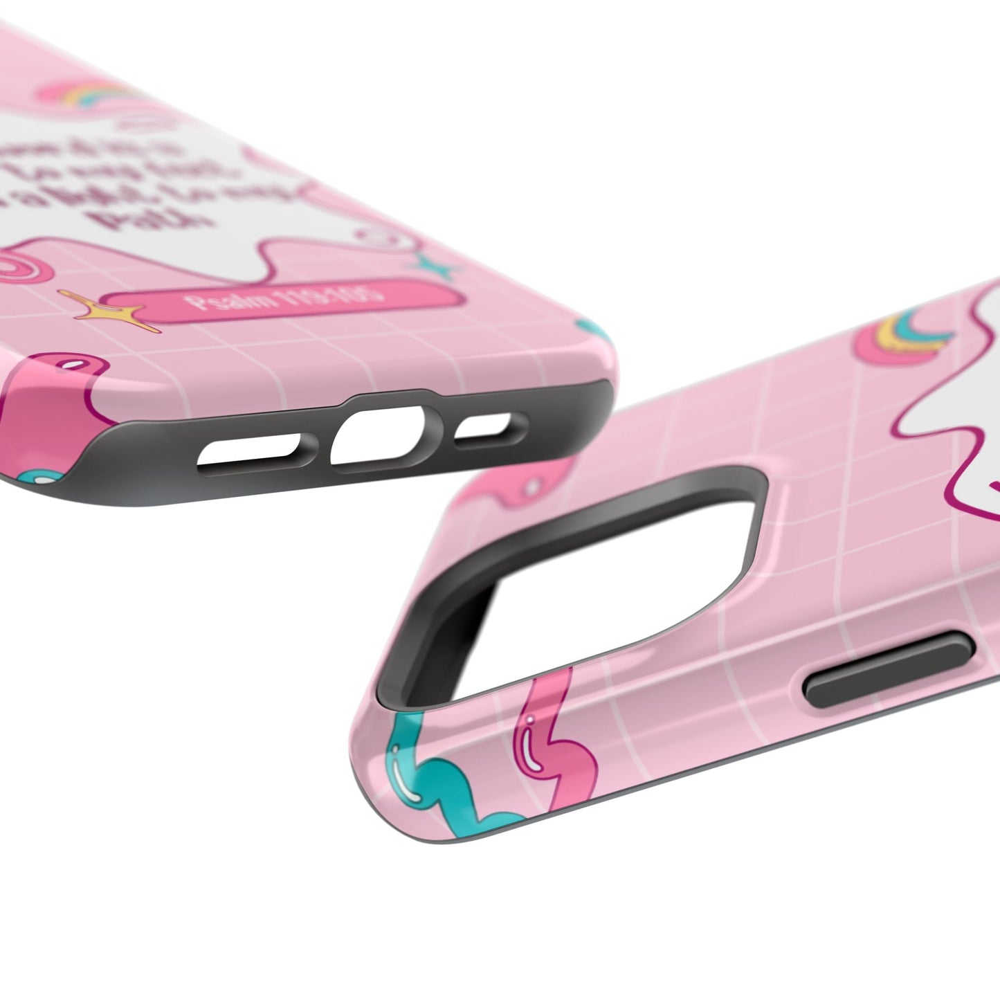 Psalm 119:105 Cute Aesthetic - MagSafe iPhone Case - BOGO Cases