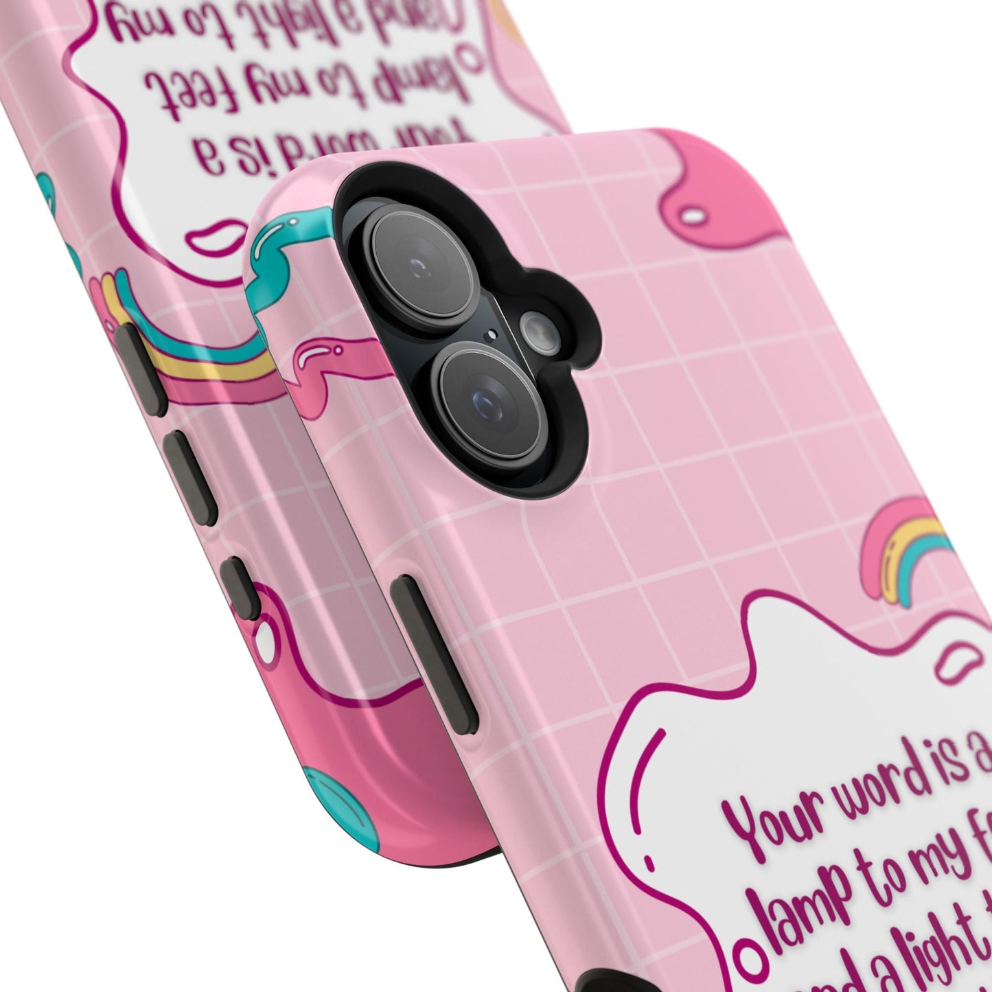 Psalm 119:105 Cute Aesthetic - MagSafe iPhone Case - BOGO Cases