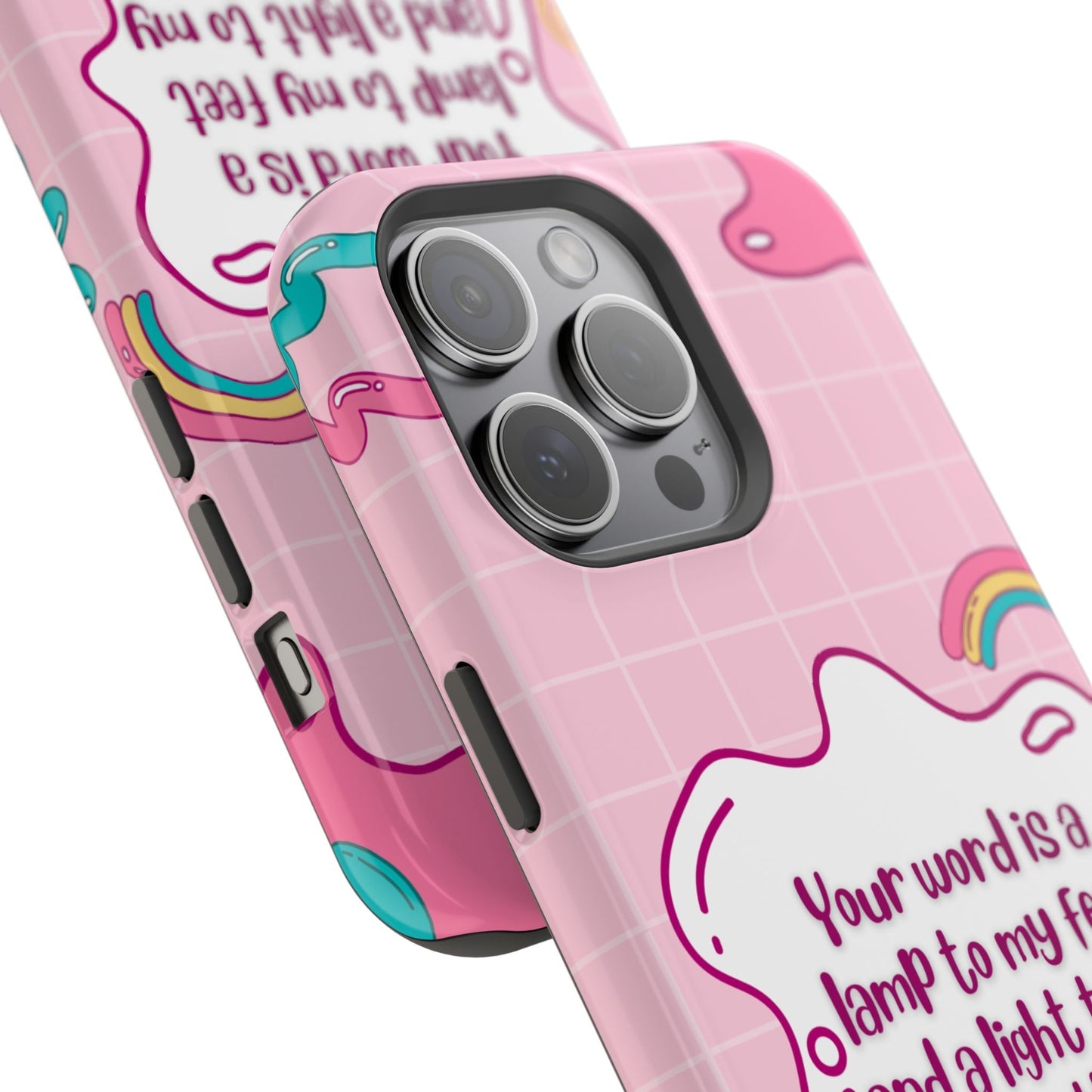 Psalm 119:105 Cute Aesthetic - MagSafe iPhone Case - BOGO Cases