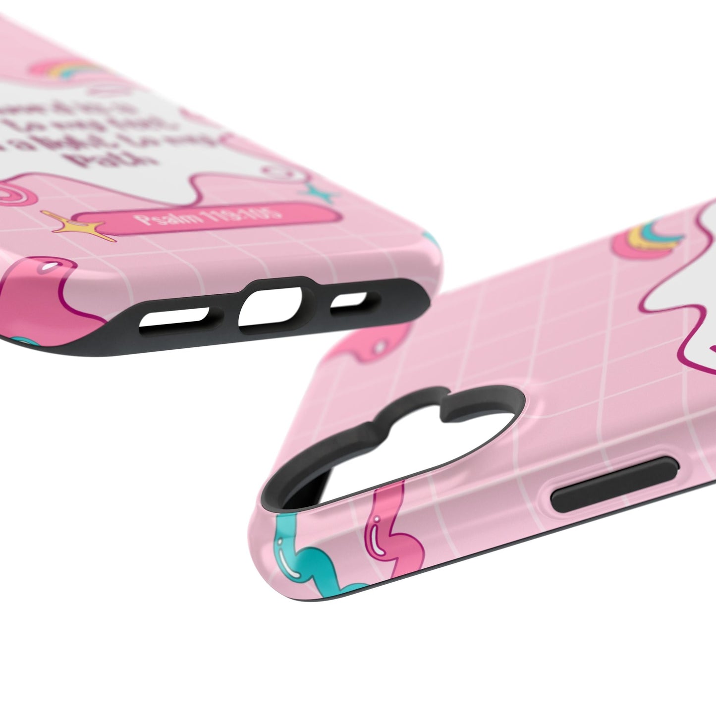 Psalm 119:105 Cute Aesthetic - MagSafe iPhone Case - BOGO Cases