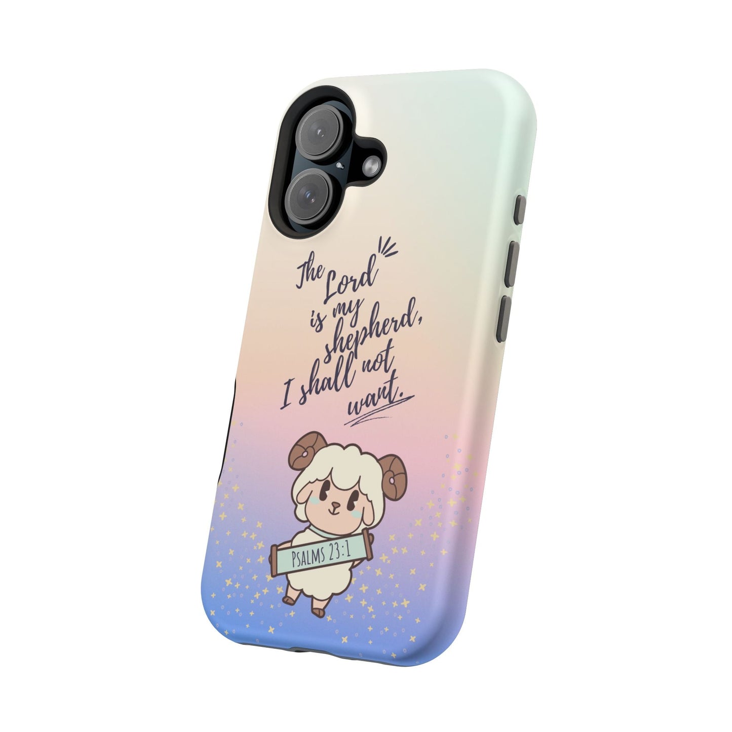 Psalm 23:1 Kawaii Sheep - MagSafe iPhone Case - BOGO Cases
