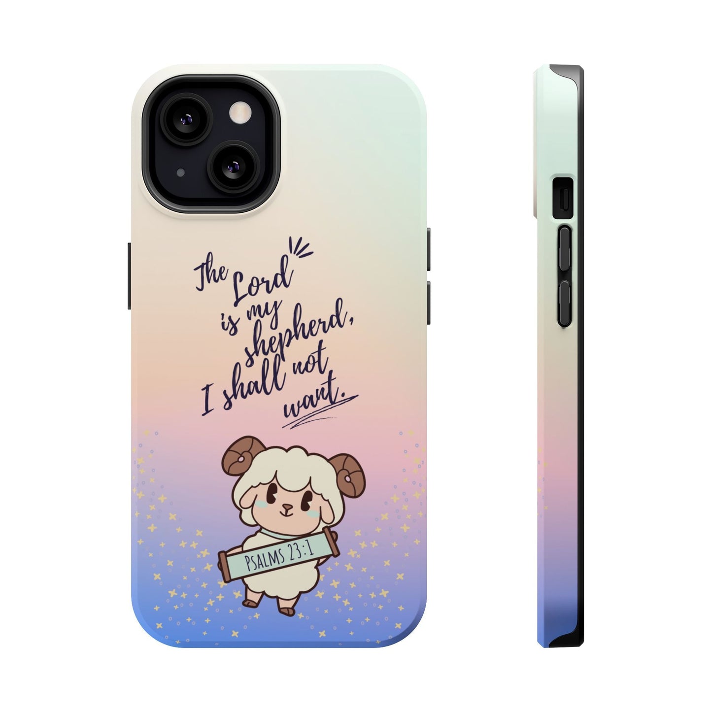 Psalm 23:1 Kawaii Sheep - MagSafe iPhone Case - BOGO Cases