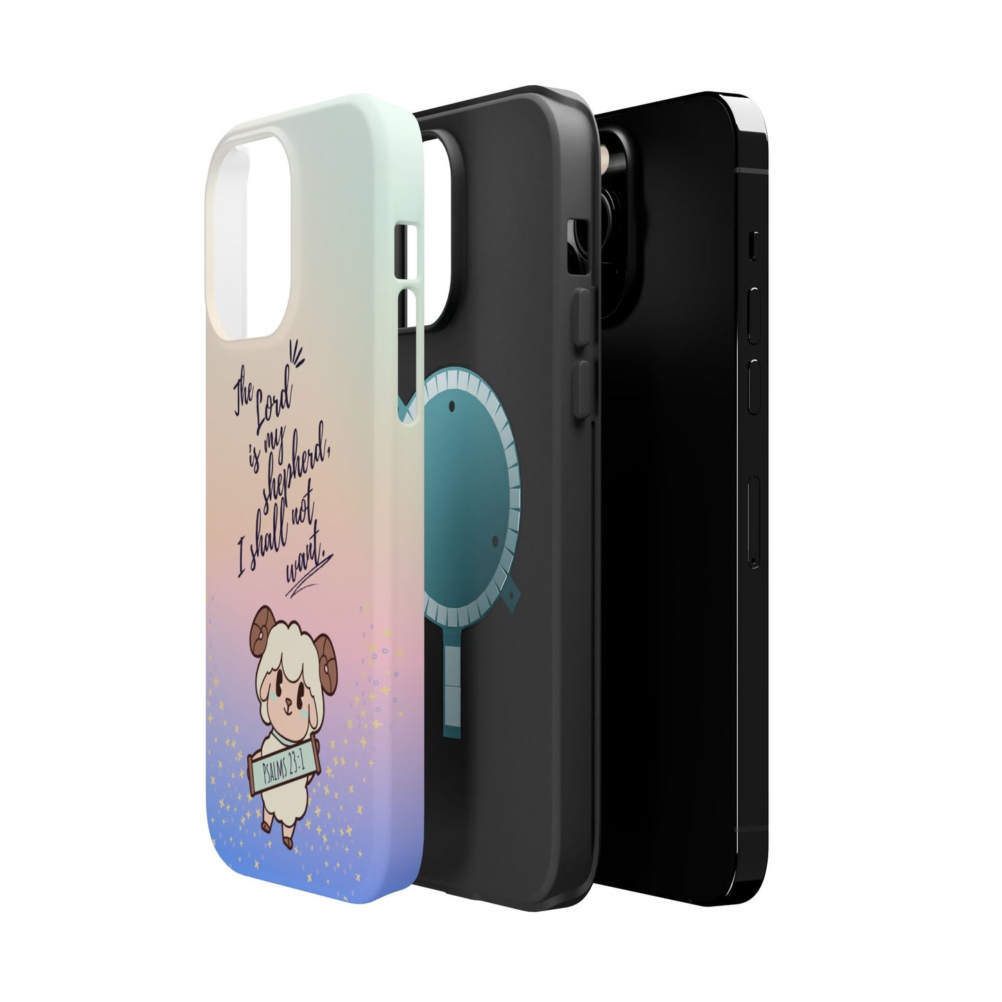Psalm 23:1 Kawaii Sheep - MagSafe iPhone Case - BOGO Cases