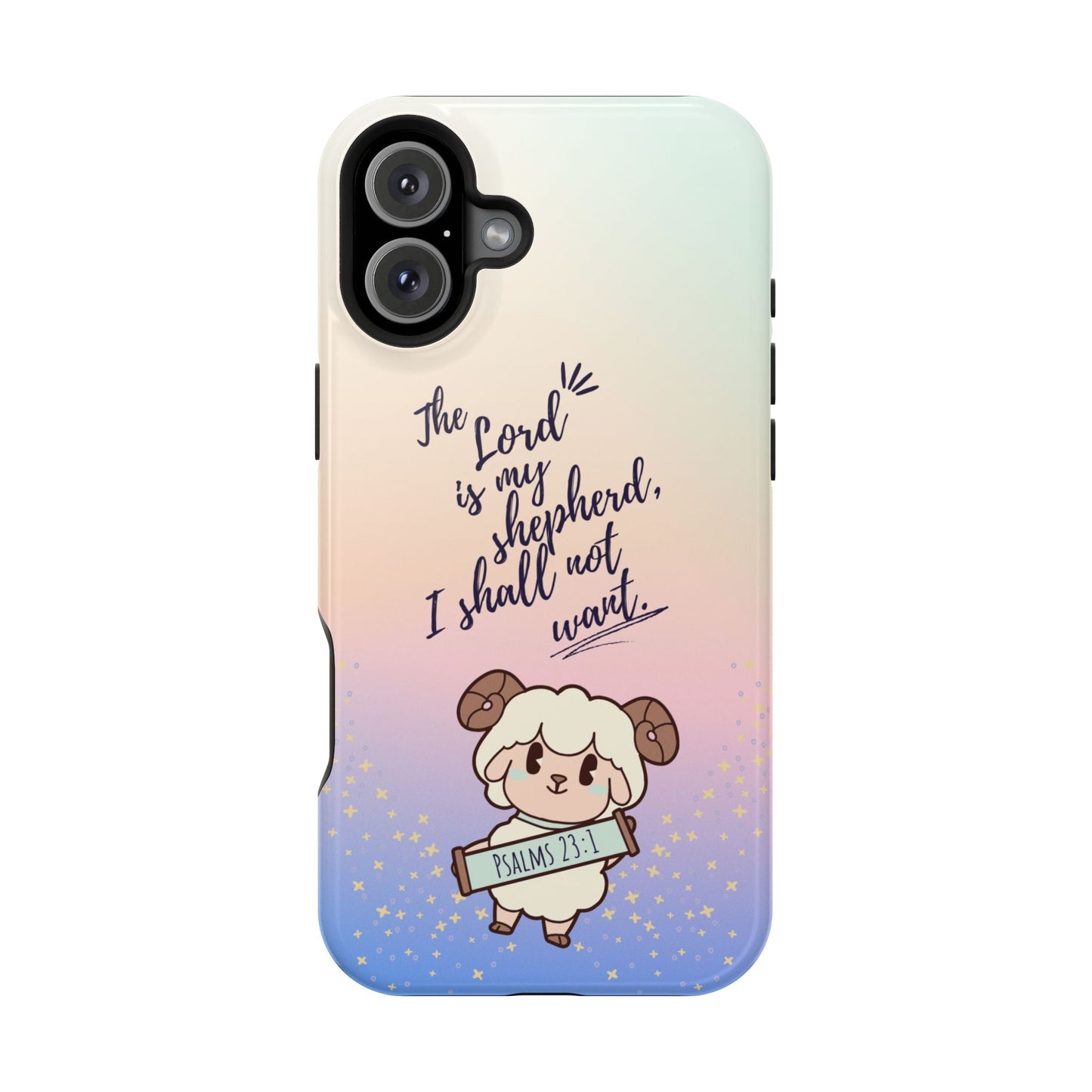 Psalm 23:1 Kawaii Sheep - MagSafe iPhone Case - BOGO Cases