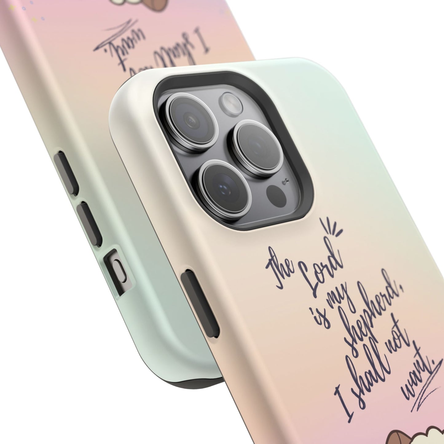 Psalm 23:1 Kawaii Sheep - MagSafe iPhone Case - BOGO Cases