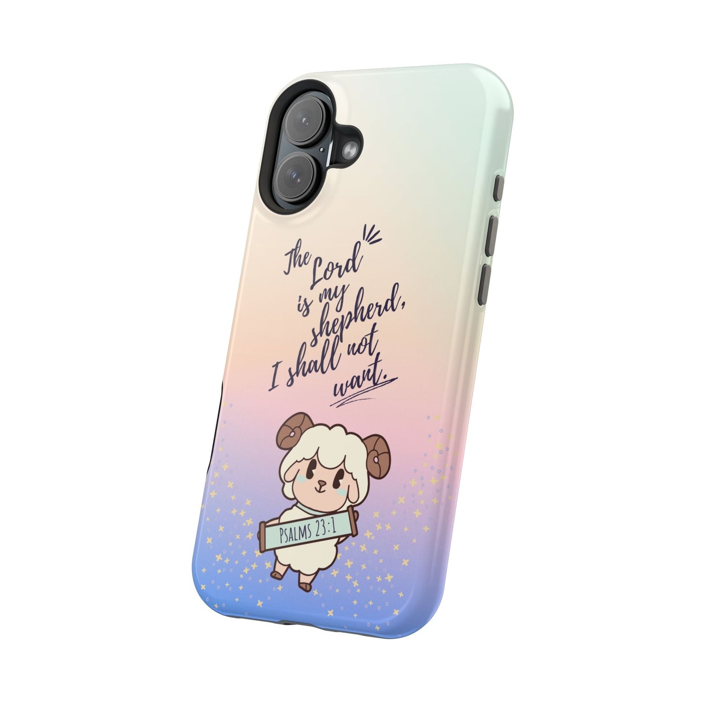 Psalm 23:1 Kawaii Sheep - MagSafe iPhone Case - BOGO Cases